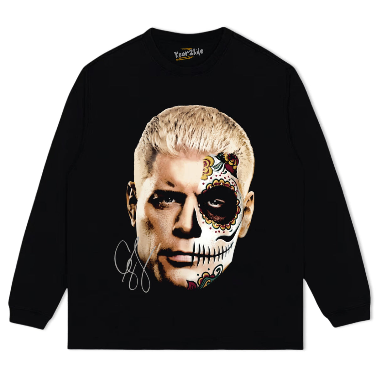 CODY RHODES - DIA DE MUERTOS TANK TOP & TEE & LONG SLEEVE & LAYERED LS & HOODIE