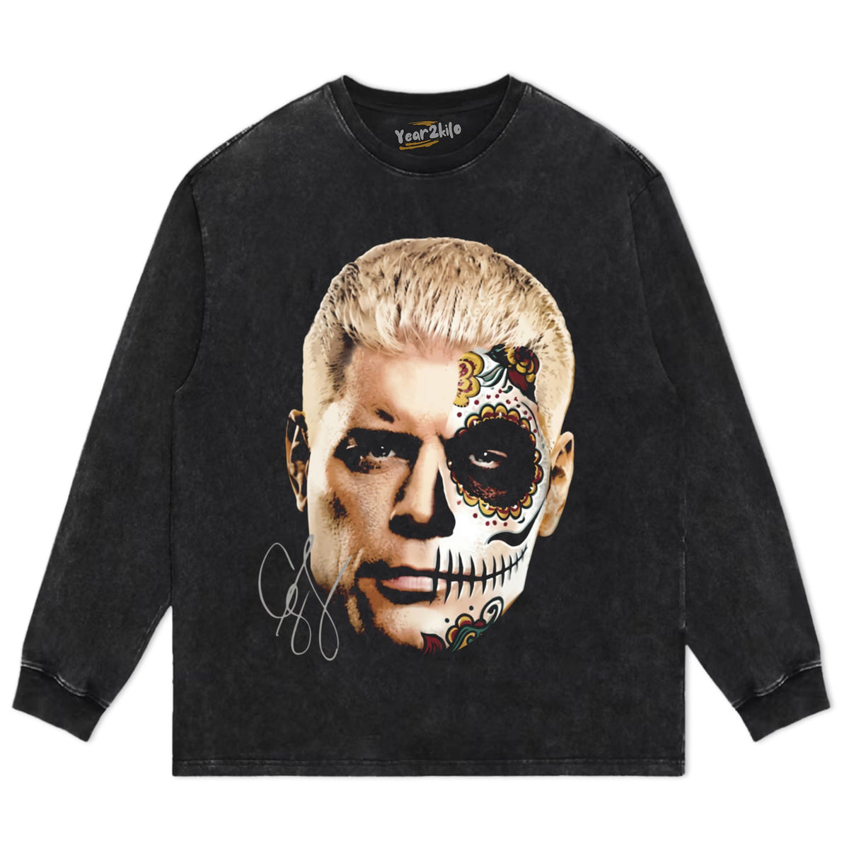 CODY RHODES - DIA DE MUERTOS TANK TOP & TEE & LONG SLEEVE & LAYERED LS & HOODIE