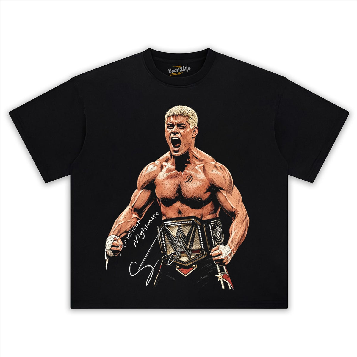 CODY RHODES AMERICAN NIGHTMARE WWE CHAMPION TANK TOP & TEE & LONG SLEEVE & LAYERED LS & HOODIE