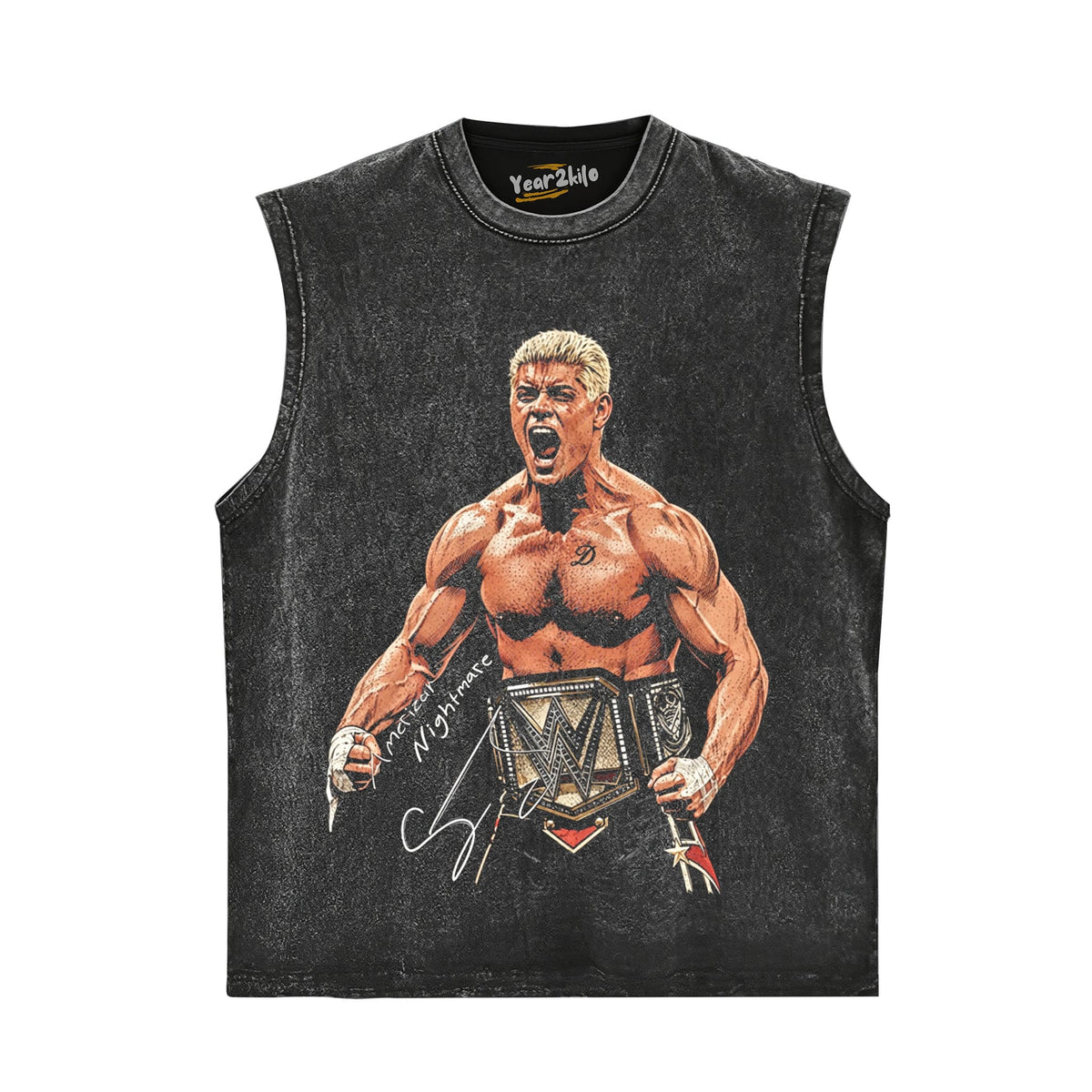 CODY RHODES AMERICAN NIGHTMARE WWE CHAMPION TANK TOP & TEE & LONG SLEEVE & LAYERED LS & HOODIE