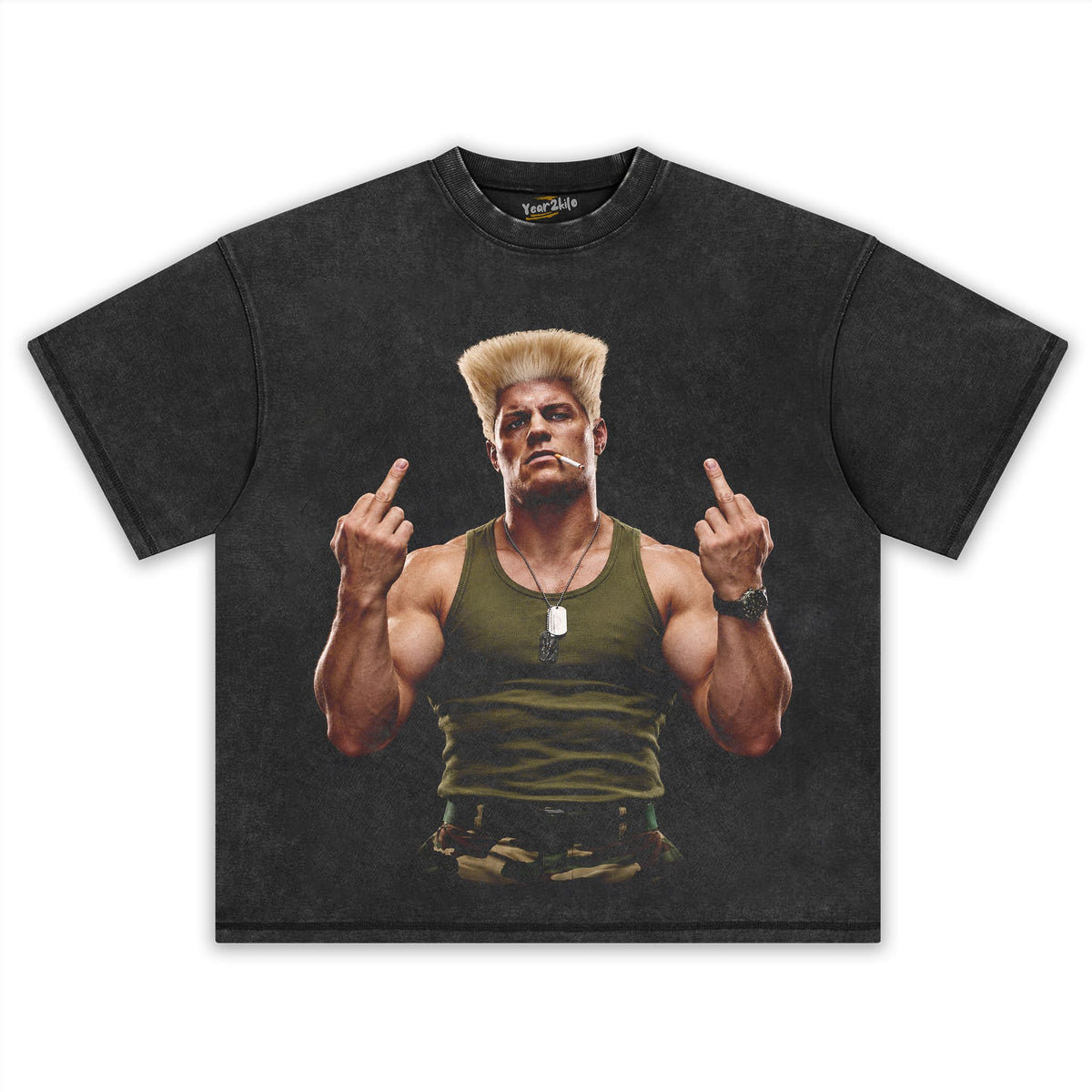 CODY RHODES - STREET FIGHTER TANK TOP & TEE & LONG SLEEVE & LAYERED LS & HOODIE