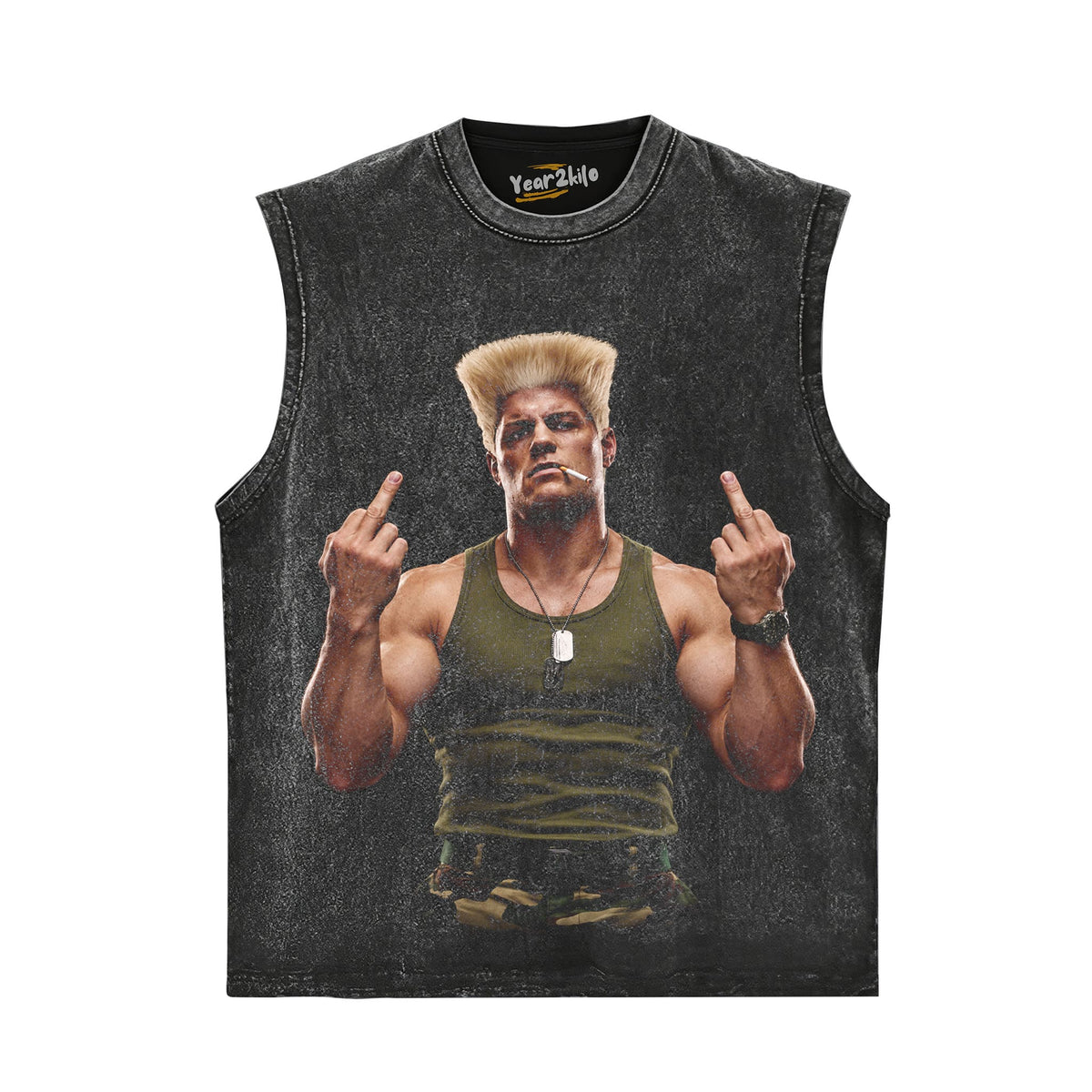 CODY RHODES - STREET FIGHTER TANK TOP & TEE & LONG SLEEVE & LAYERED LS & HOODIE