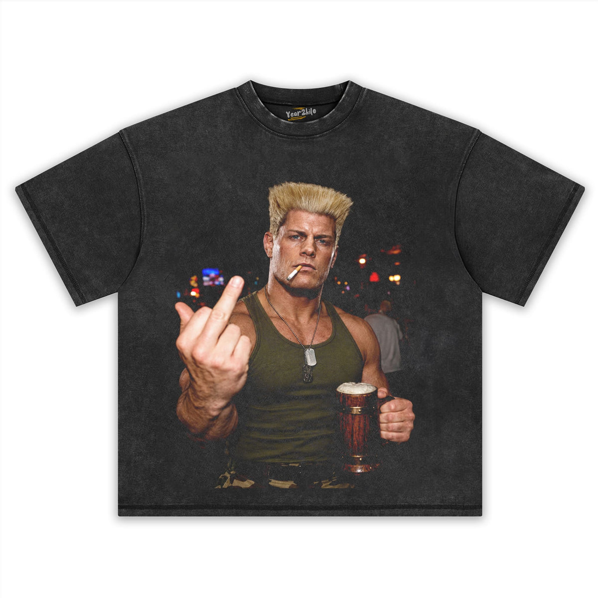 CODY RHODES - STREET FIGHTER V2 TANK TOP & TEE & LONG SLEEVE & LAYERED LS & HOODIE