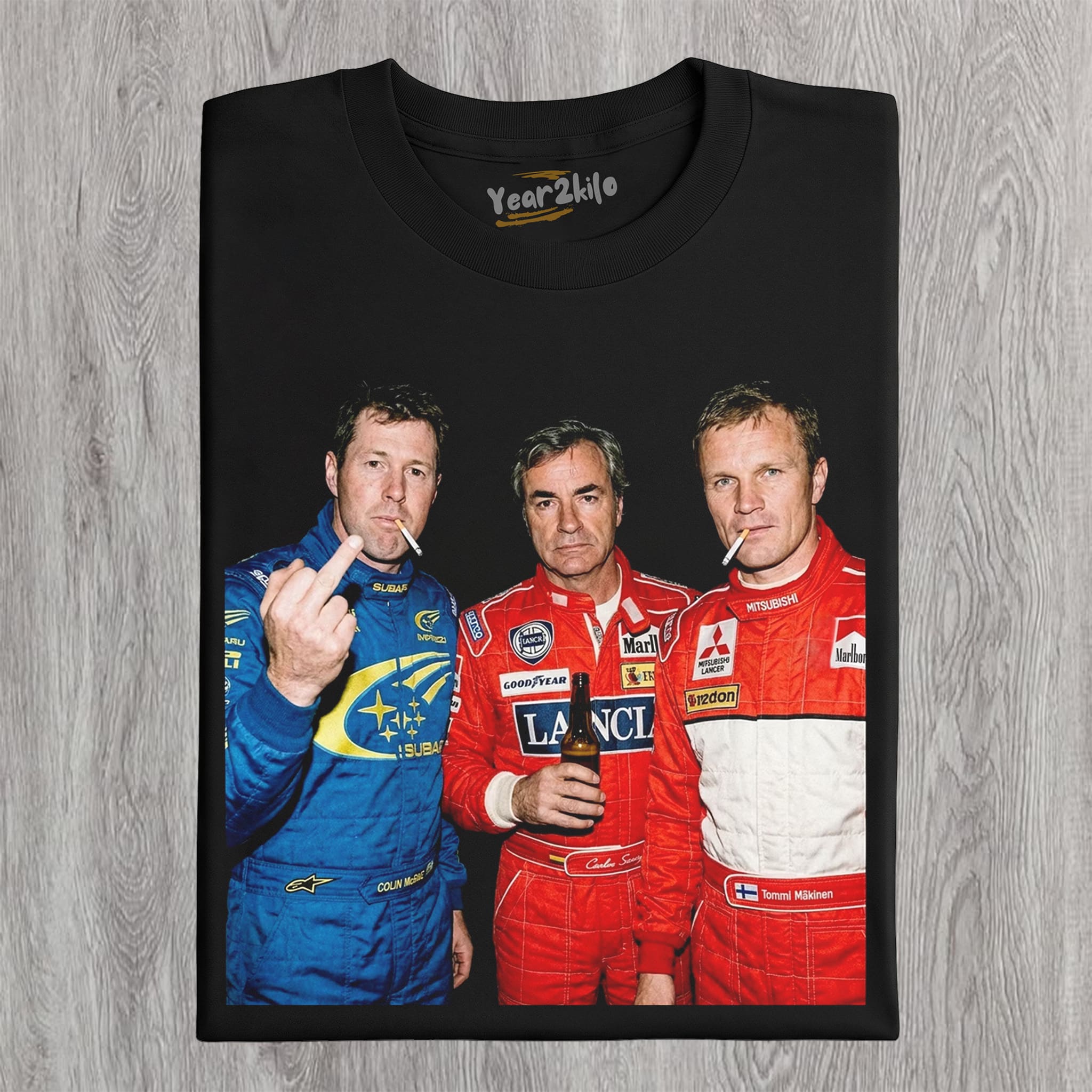 COLIN MCRAE & CARLOS SAINZ SR & TOMMI MÄKINEN 丨WRC TANK TOP & TEE & LONG SLEEVE & LAYERED LS & HOODIE