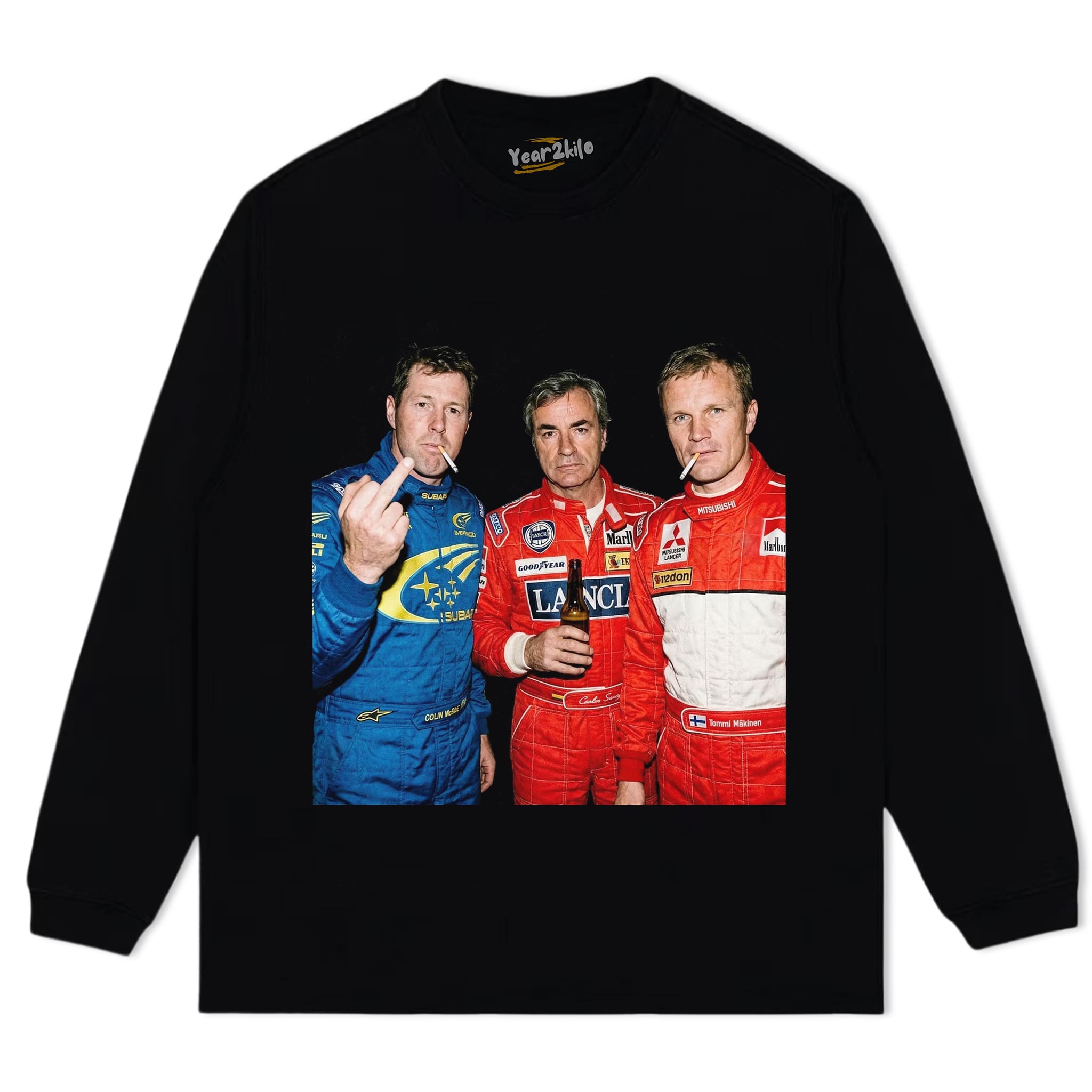 COLIN MCRAE & CARLOS SAINZ SR & TOMMI MÄKINEN 丨WRC TANK TOP & TEE & LONG SLEEVE & LAYERED LS & HOODIE