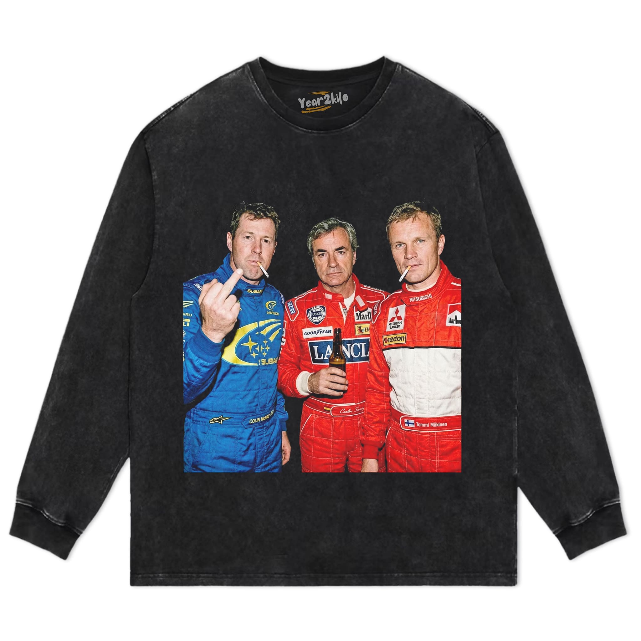 COLIN MCRAE & CARLOS SAINZ SR & TOMMI MÄKINEN 丨WRC TANK TOP & TEE & LONG SLEEVE & LAYERED LS & HOODIE