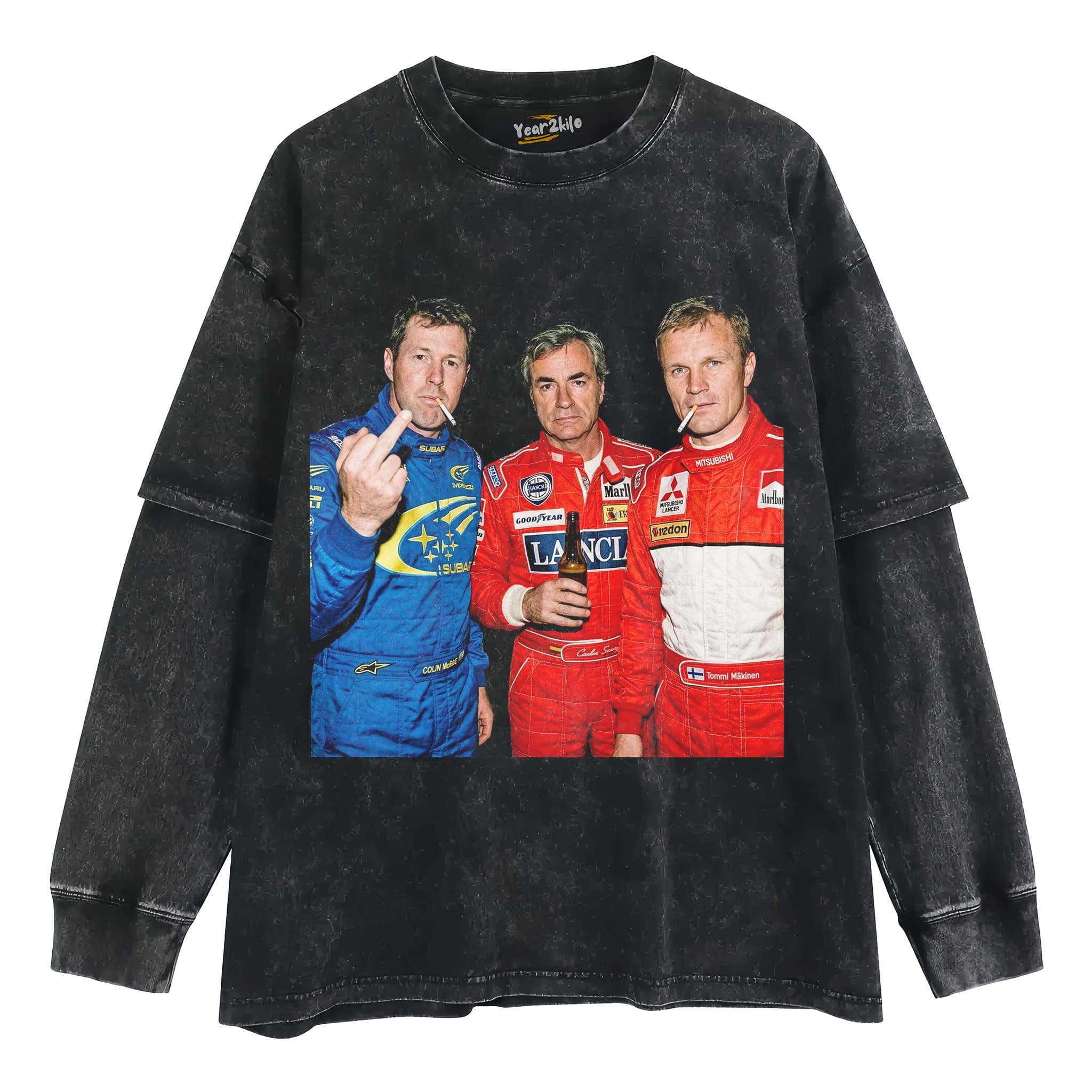 COLIN MCRAE & CARLOS SAINZ SR & TOMMI MÄKINEN 丨WRC TANK TOP & TEE & LONG SLEEVE & LAYERED LS & HOODIE