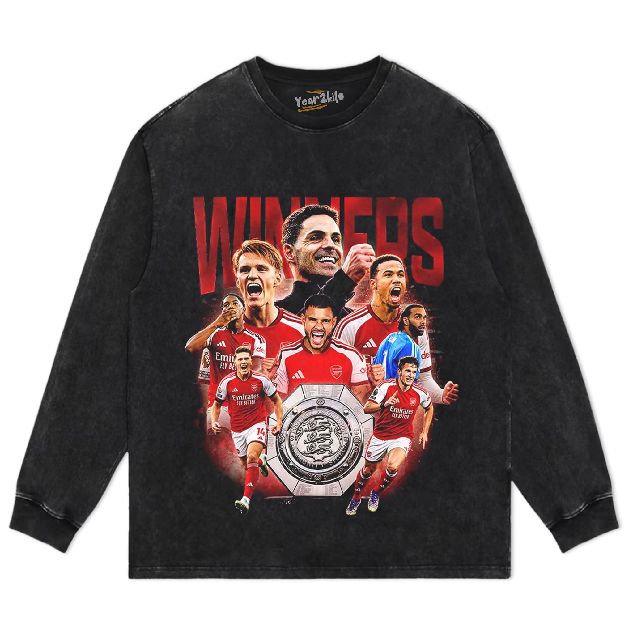 COMMUNITY SHIELD ARSENAL CHAMPION TANK TOP & TEE & LONG SLEEVE & LAYERED LS & HOODIE