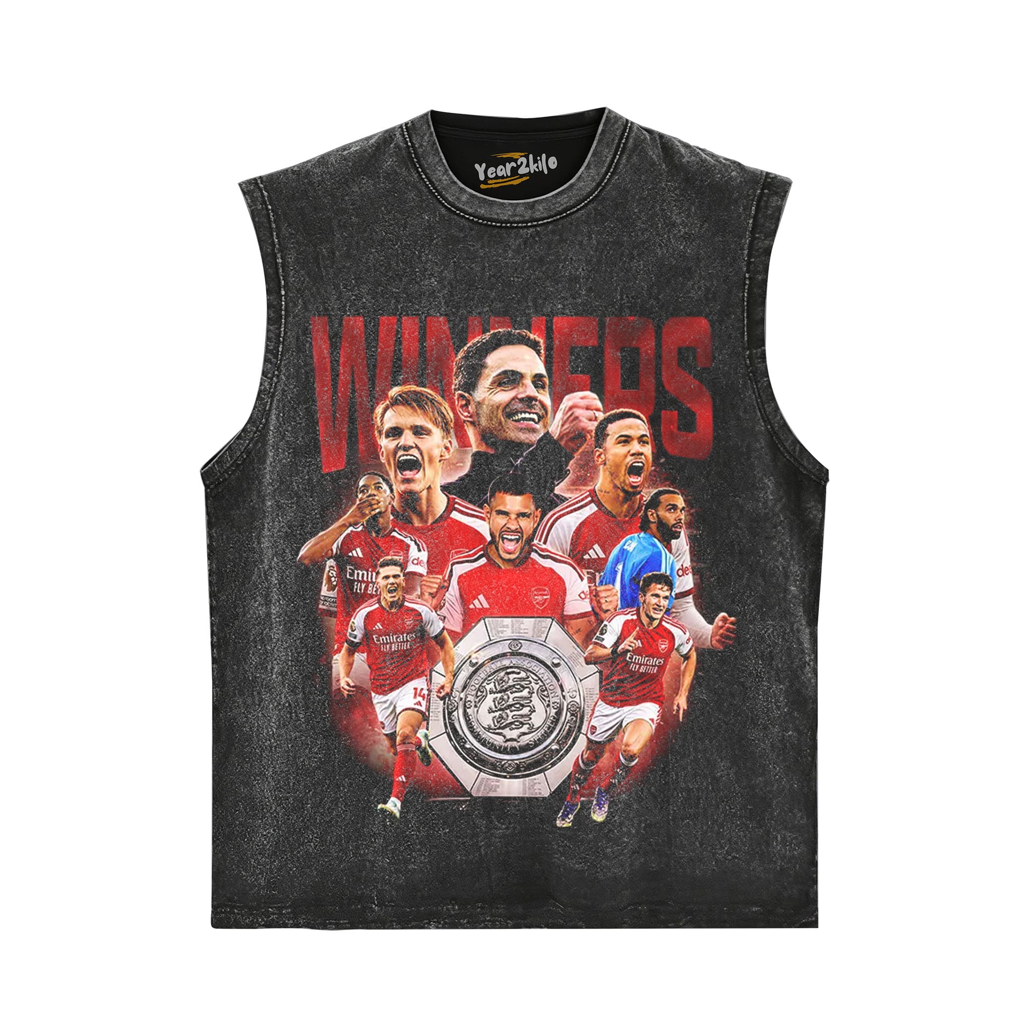 COMMUNITY SHIELD ARSENAL CHAMPION TANK TOP & TEE & LONG SLEEVE & LAYERED LS & HOODIE