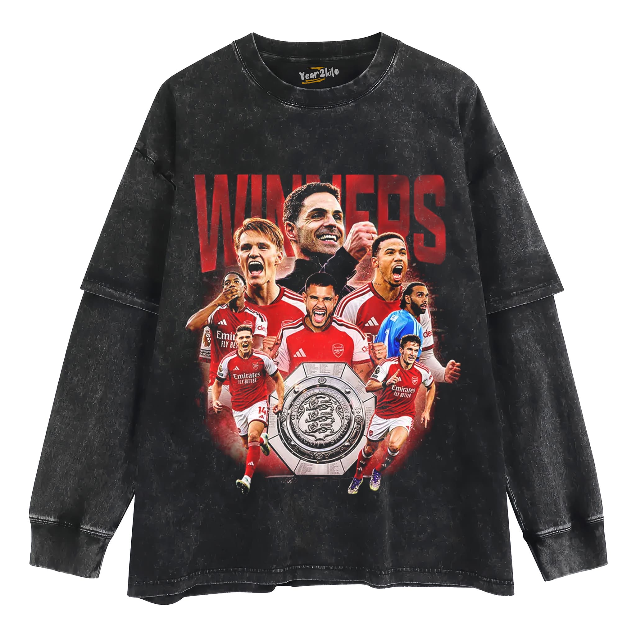 COMMUNITY SHIELD ARSENAL CHAMPION TANK TOP & TEE & LONG SLEEVE & LAYERED LS & HOODIE