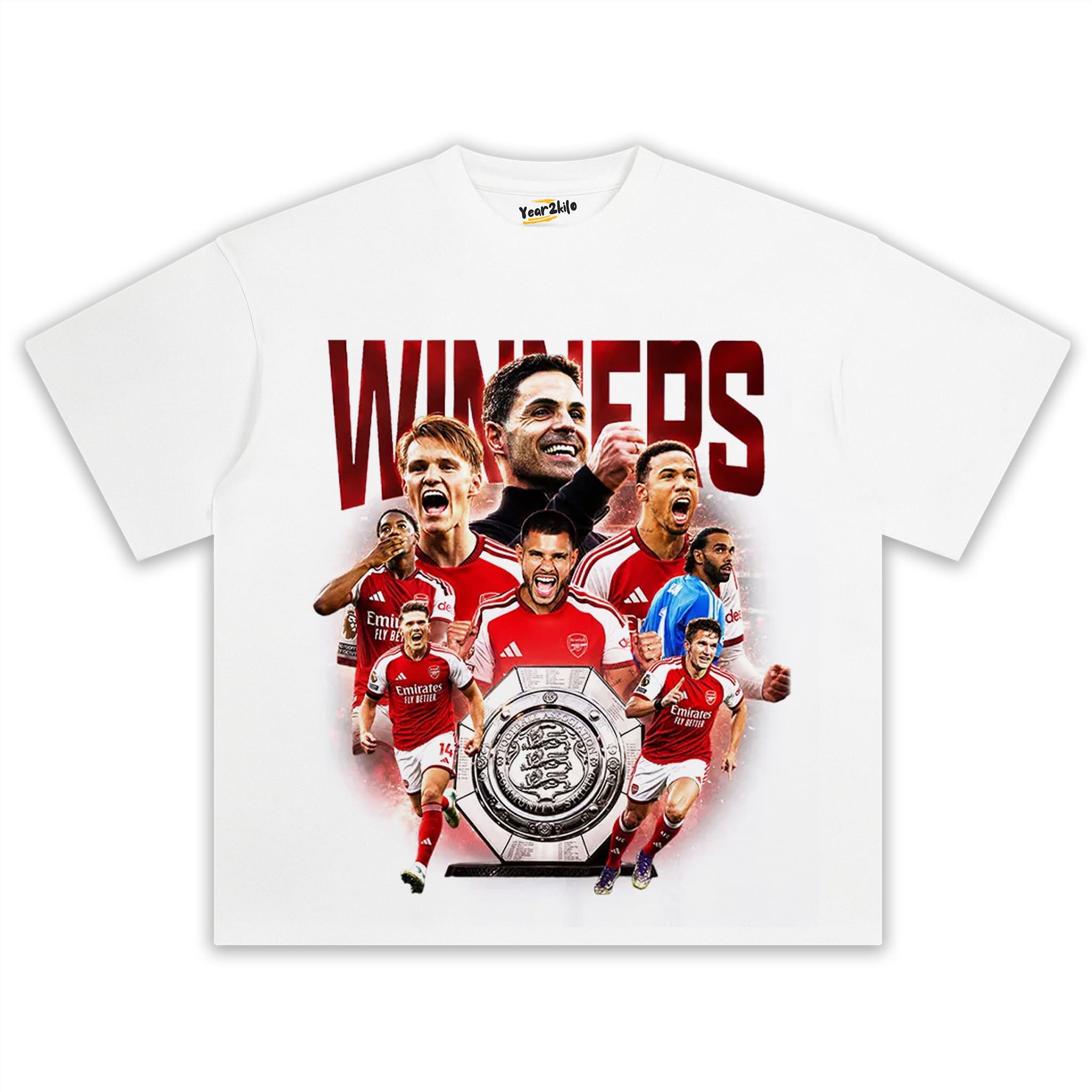 COMMUNITY SHIELD ARSENAL CHAMPION TANK TOP & TEE & LONG SLEEVE & LAYERED LS & HOODIE
