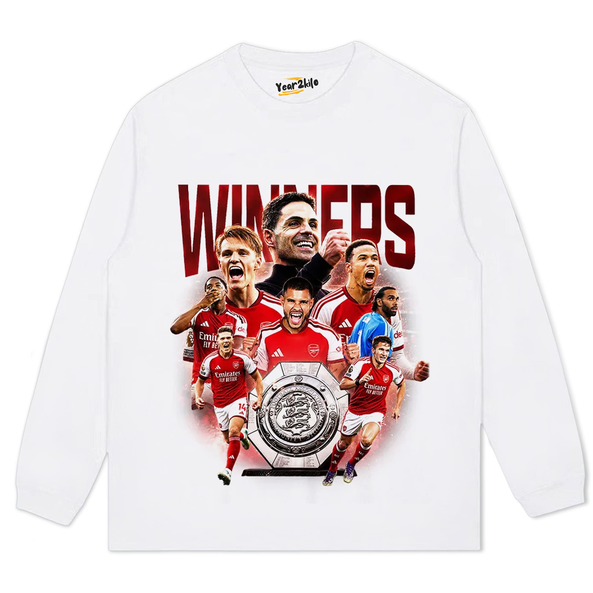 COMMUNITY SHIELD ARSENAL CHAMPION TANK TOP & TEE & LONG SLEEVE & LAYERED LS & HOODIE
