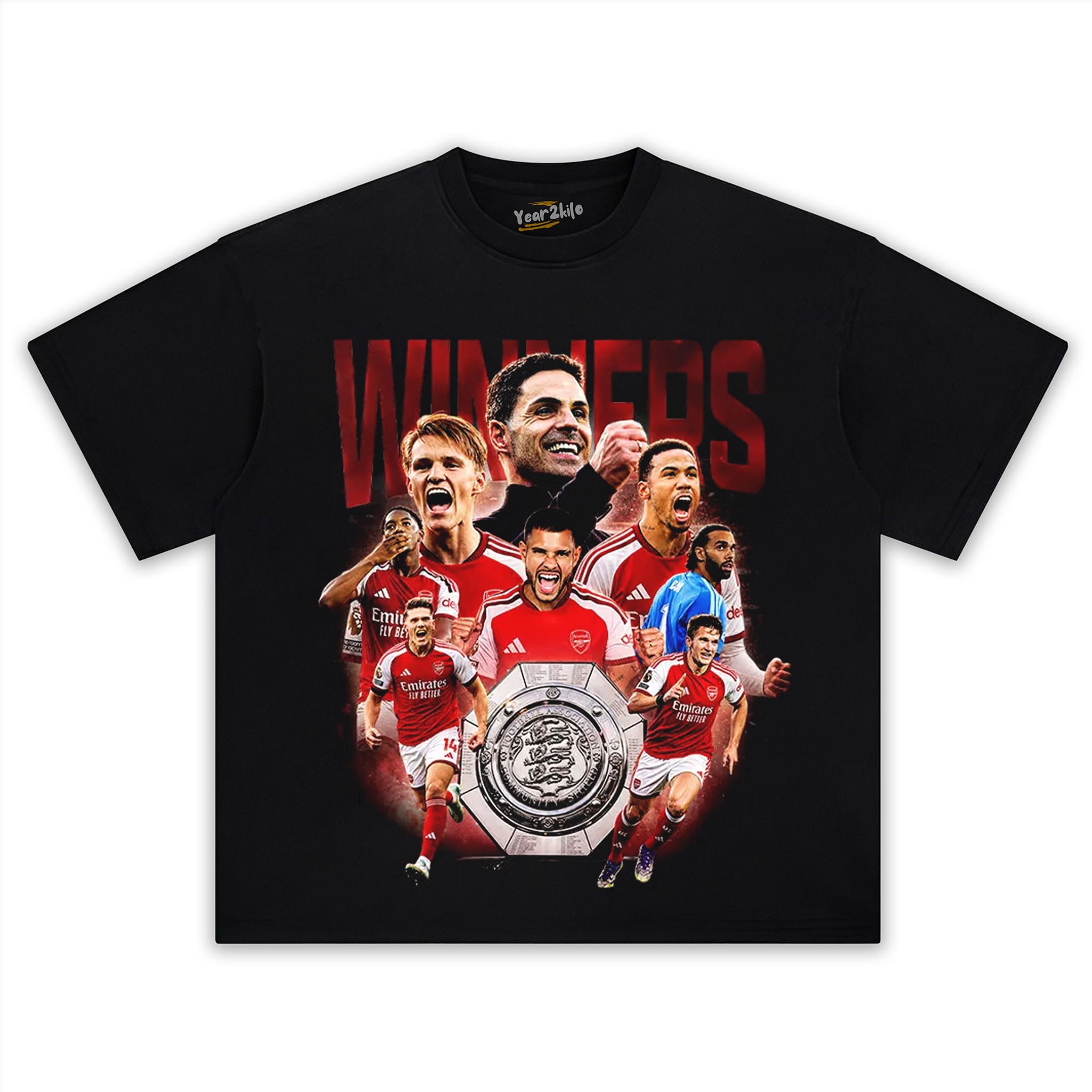 COMMUNITY SHIELD ARSENAL CHAMPION TANK TOP & TEE & LONG SLEEVE & LAYERED LS & HOODIE