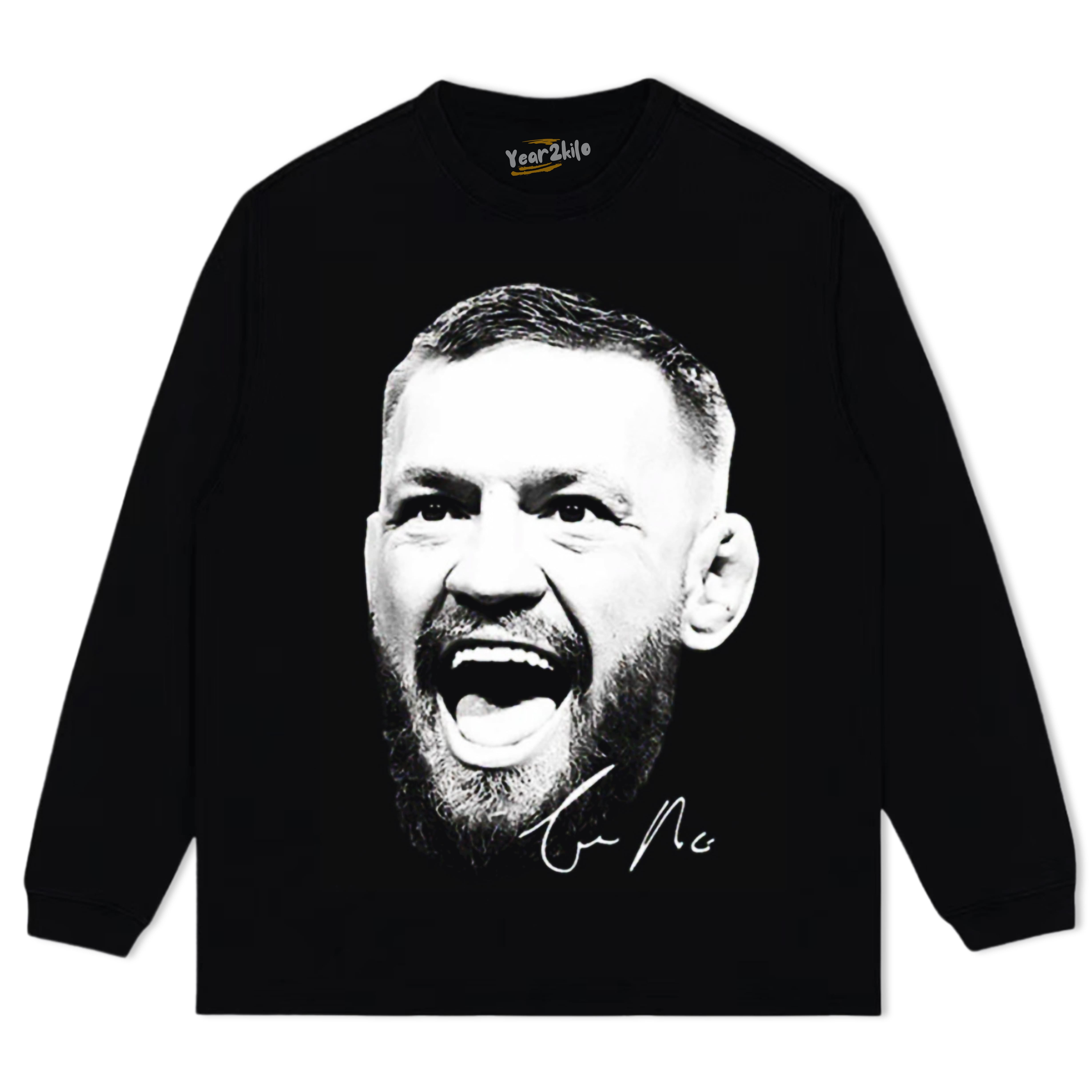 CONOR MCGREGOR BIG FACE TANK TOP & TEE & LONG SLEEVE & LAYERED LS & HOODIE
