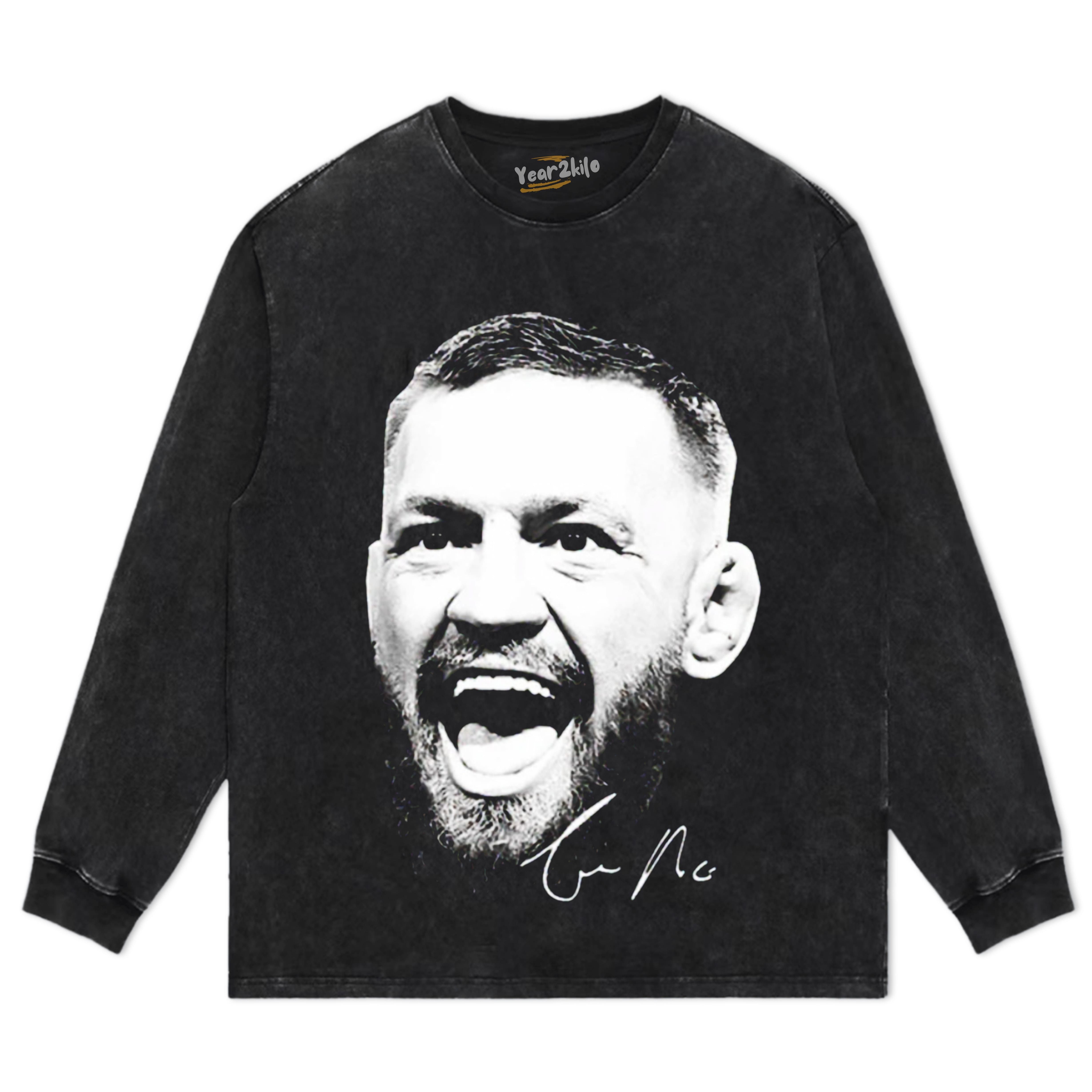 CONOR MCGREGOR BIG FACE TANK TOP & TEE & LONG SLEEVE & LAYERED LS & HOODIE
