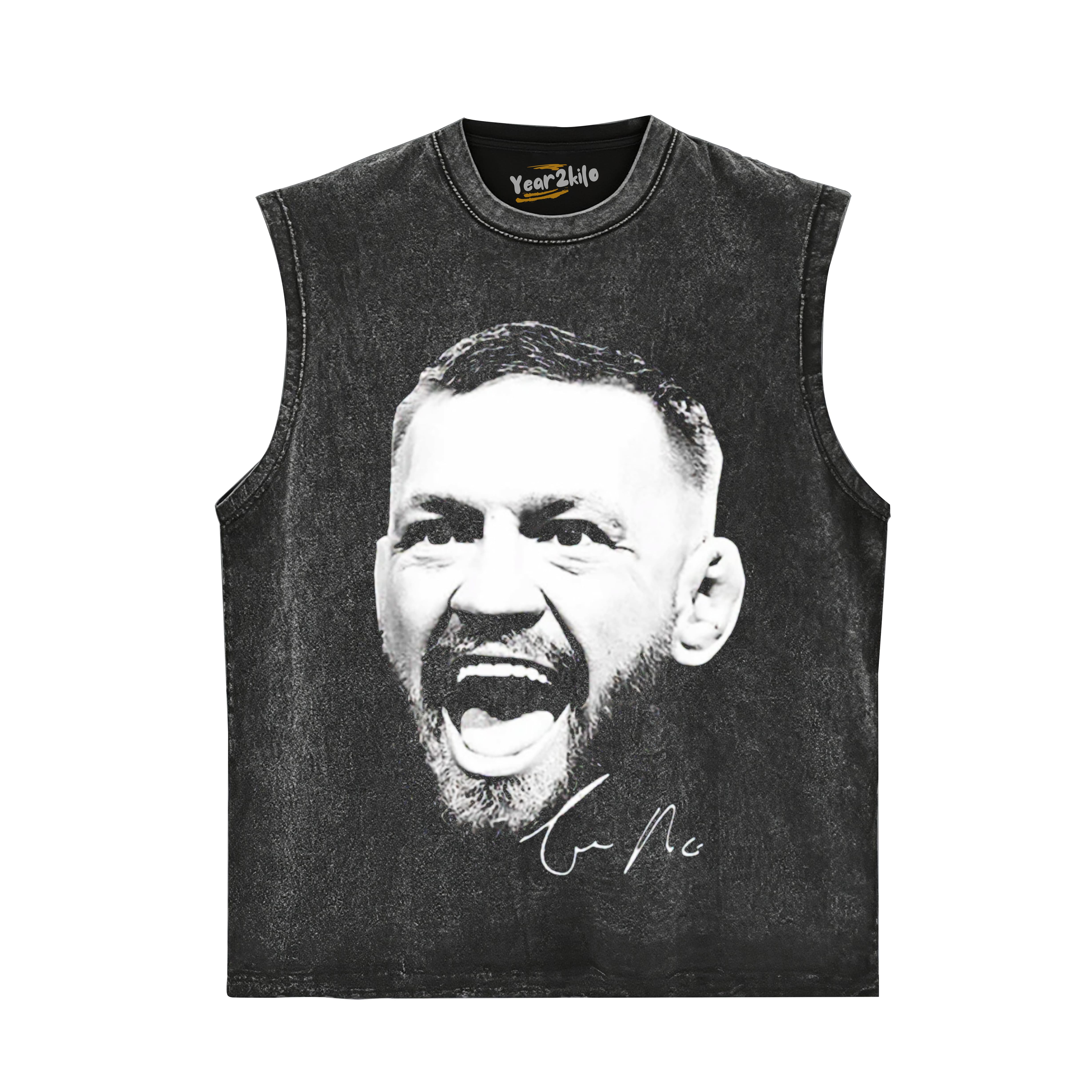 CONOR MCGREGOR BIG FACE TANK TOP & TEE & LONG SLEEVE & LAYERED LS & HOODIE