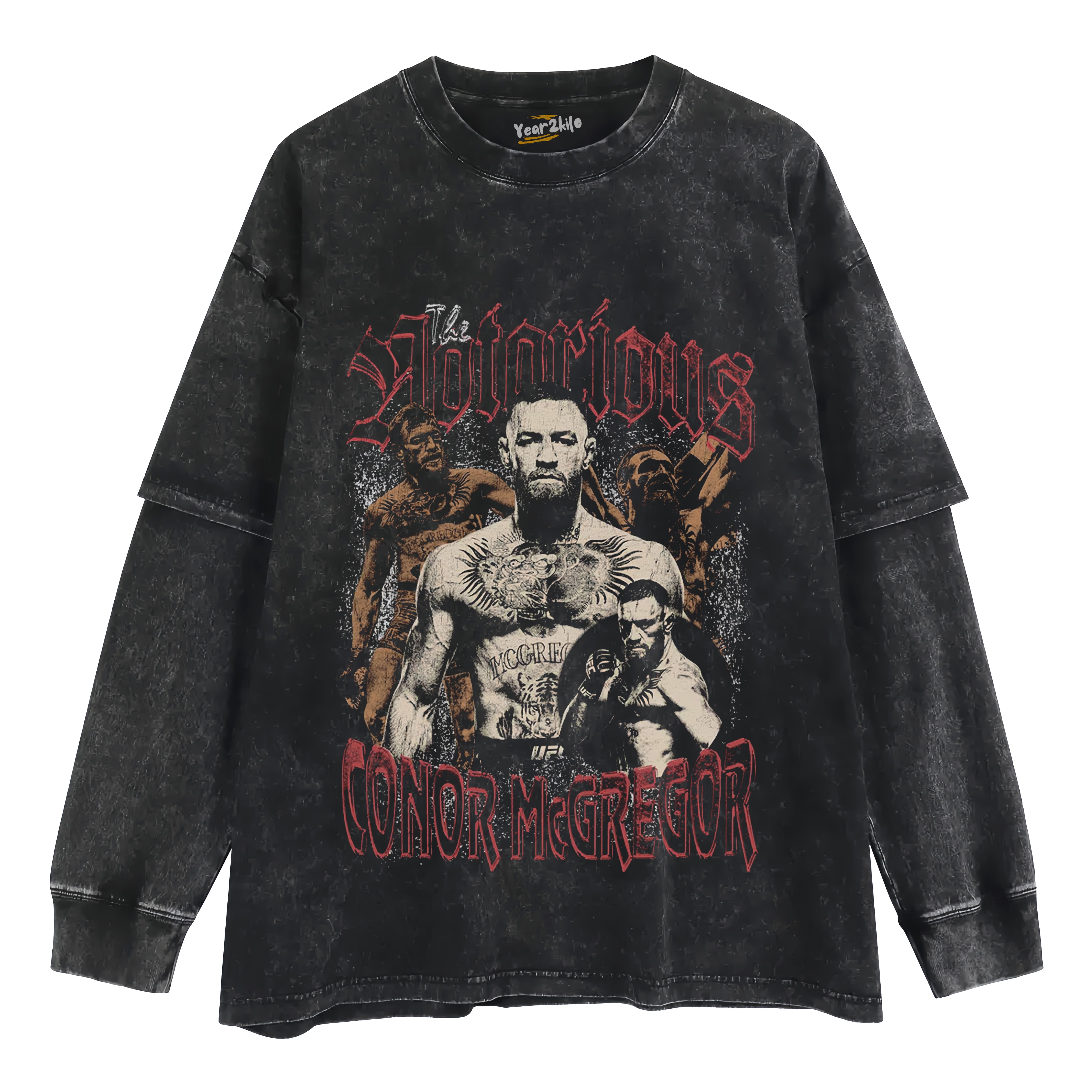 CONOR MCGREGOR VINTAGE PROFILE TANK TOP & TEE & LONG SLEEVE & LAYERED LS & HOODIE