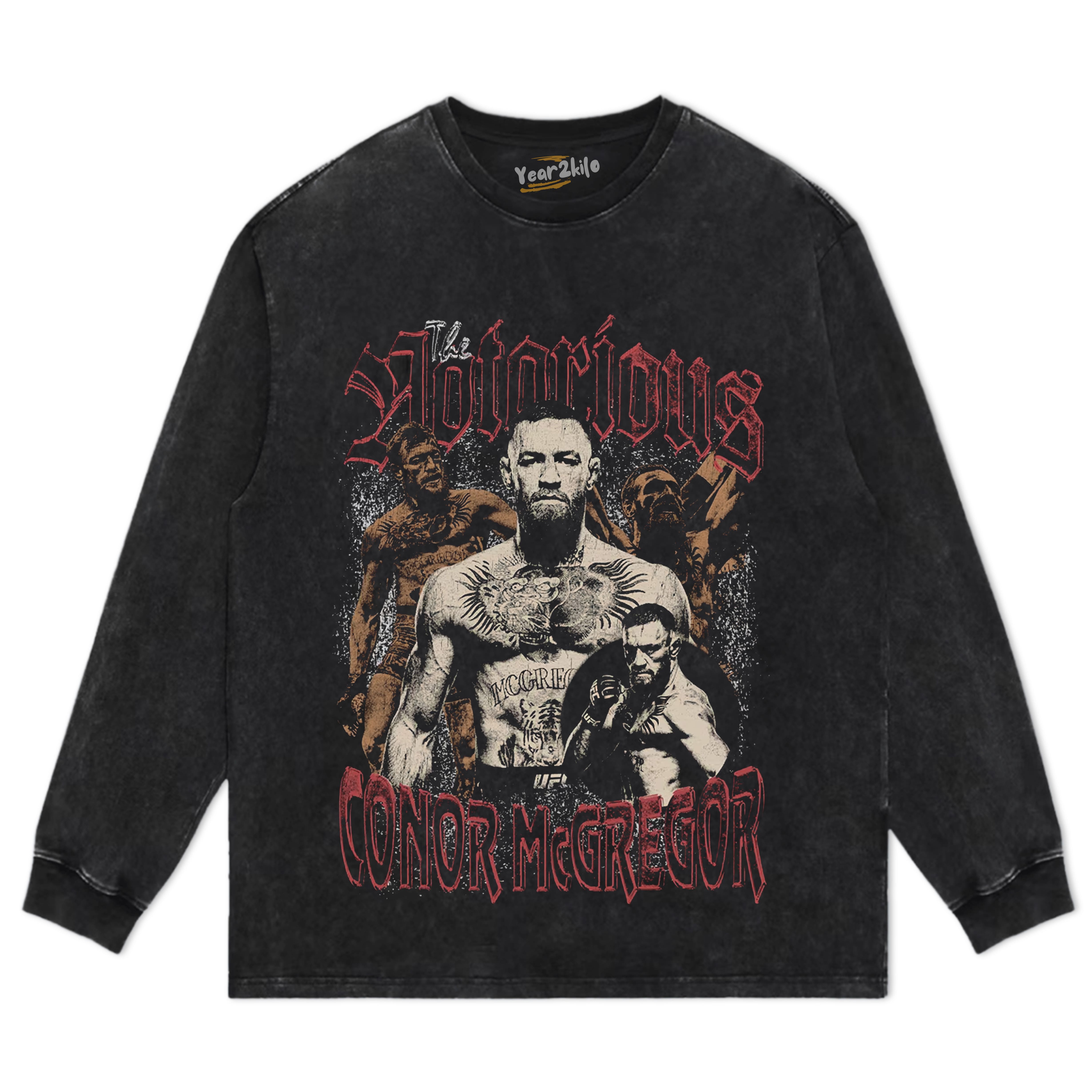 CONOR MCGREGOR VINTAGE PROFILE TANK TOP & TEE & LONG SLEEVE & LAYERED LS & HOODIE