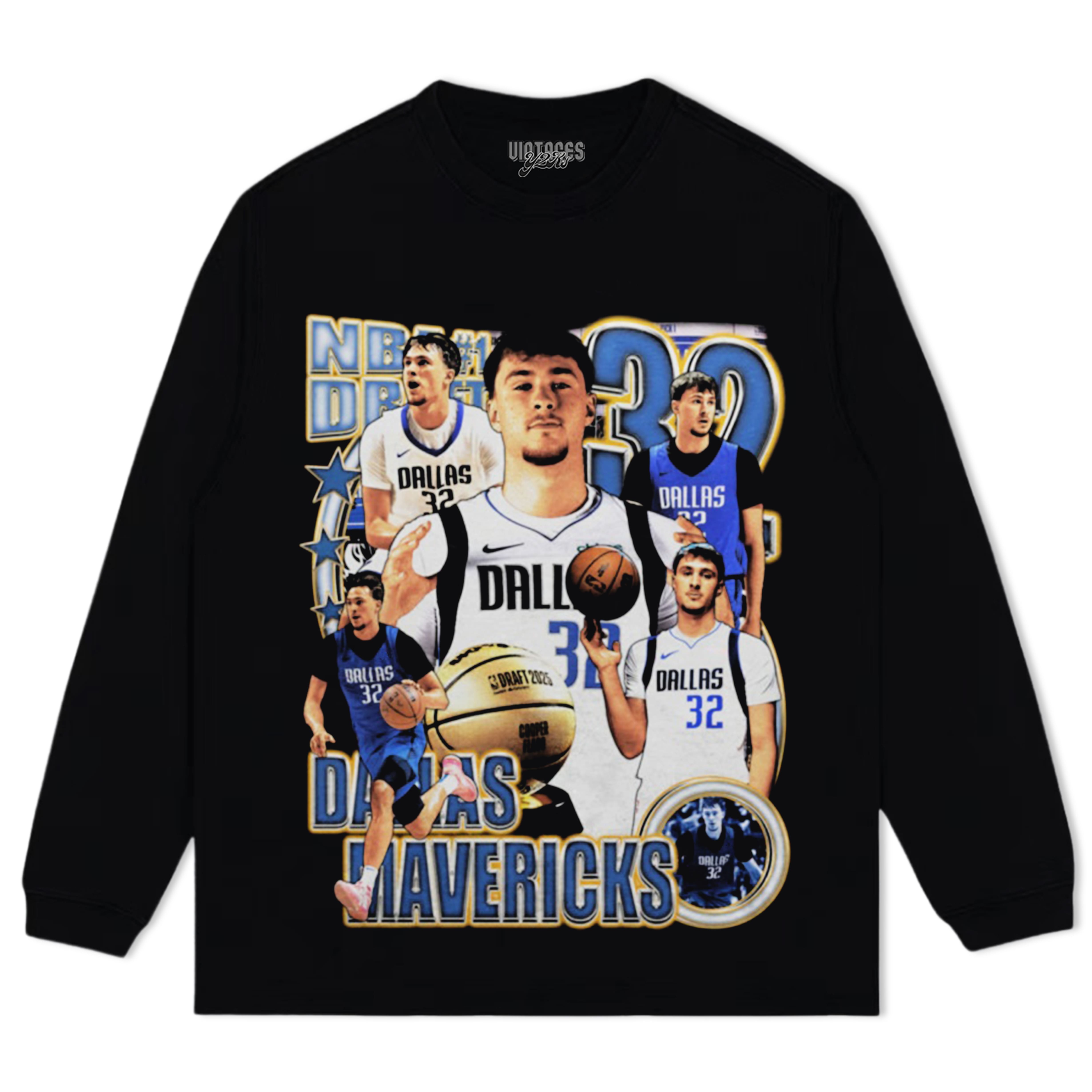 COOPER FLAGG DALLAS VINTAGE BOOTLEG TEE & LS & HOODIE