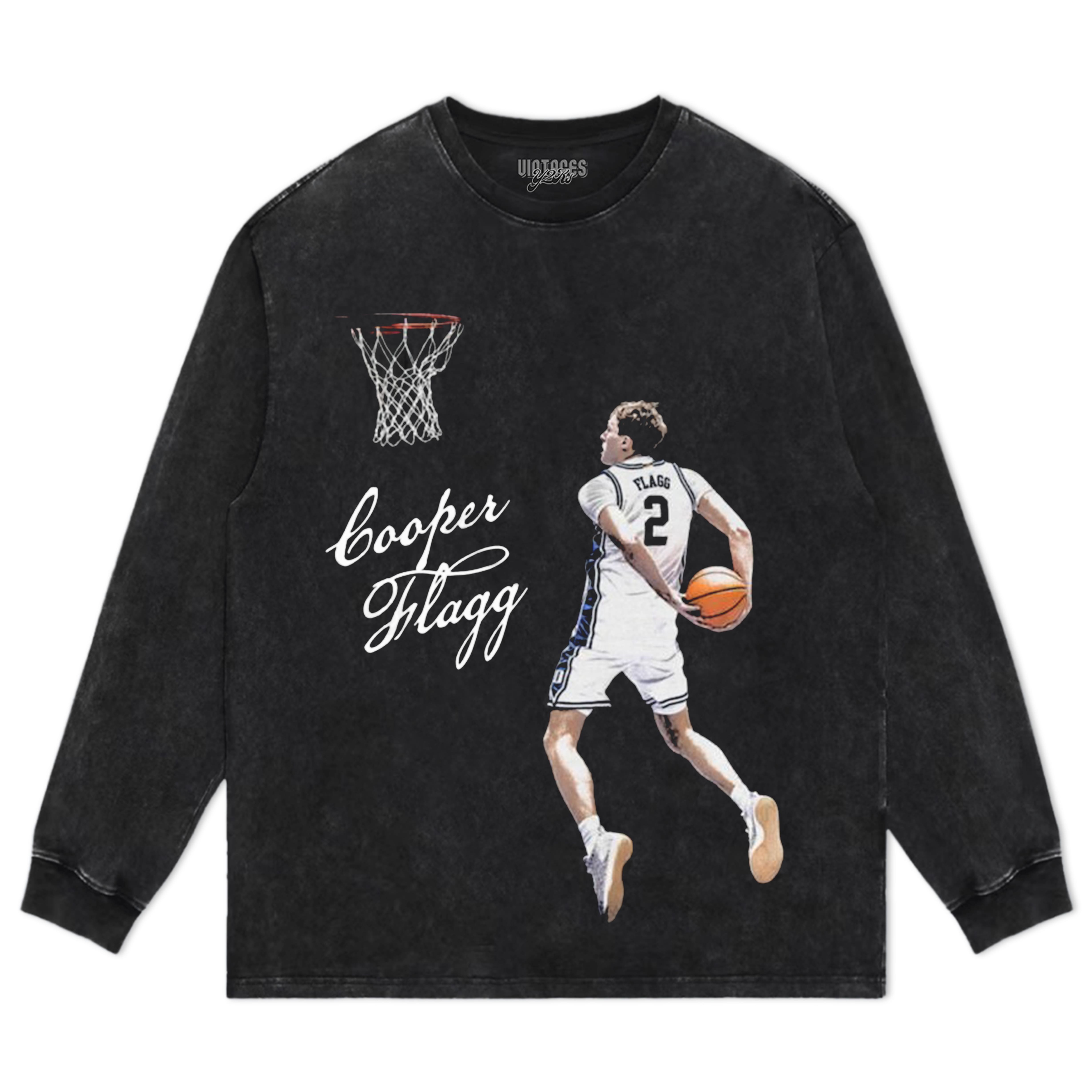 COOPER FLAGG DUNK CARTOON TEE & LS & HOODIE