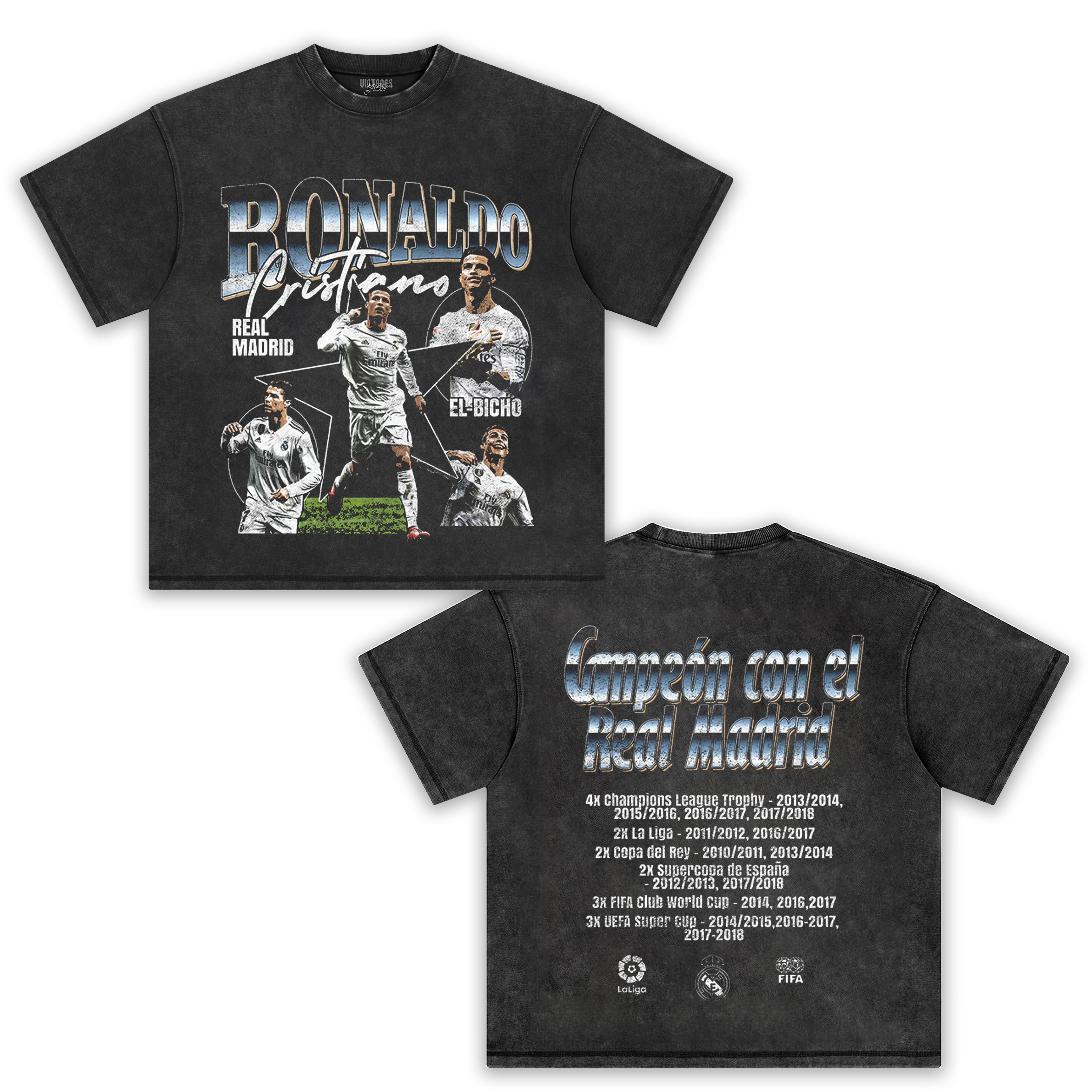 CRISTIANO RONALDO MADRID V2 TANK TOP & TEE