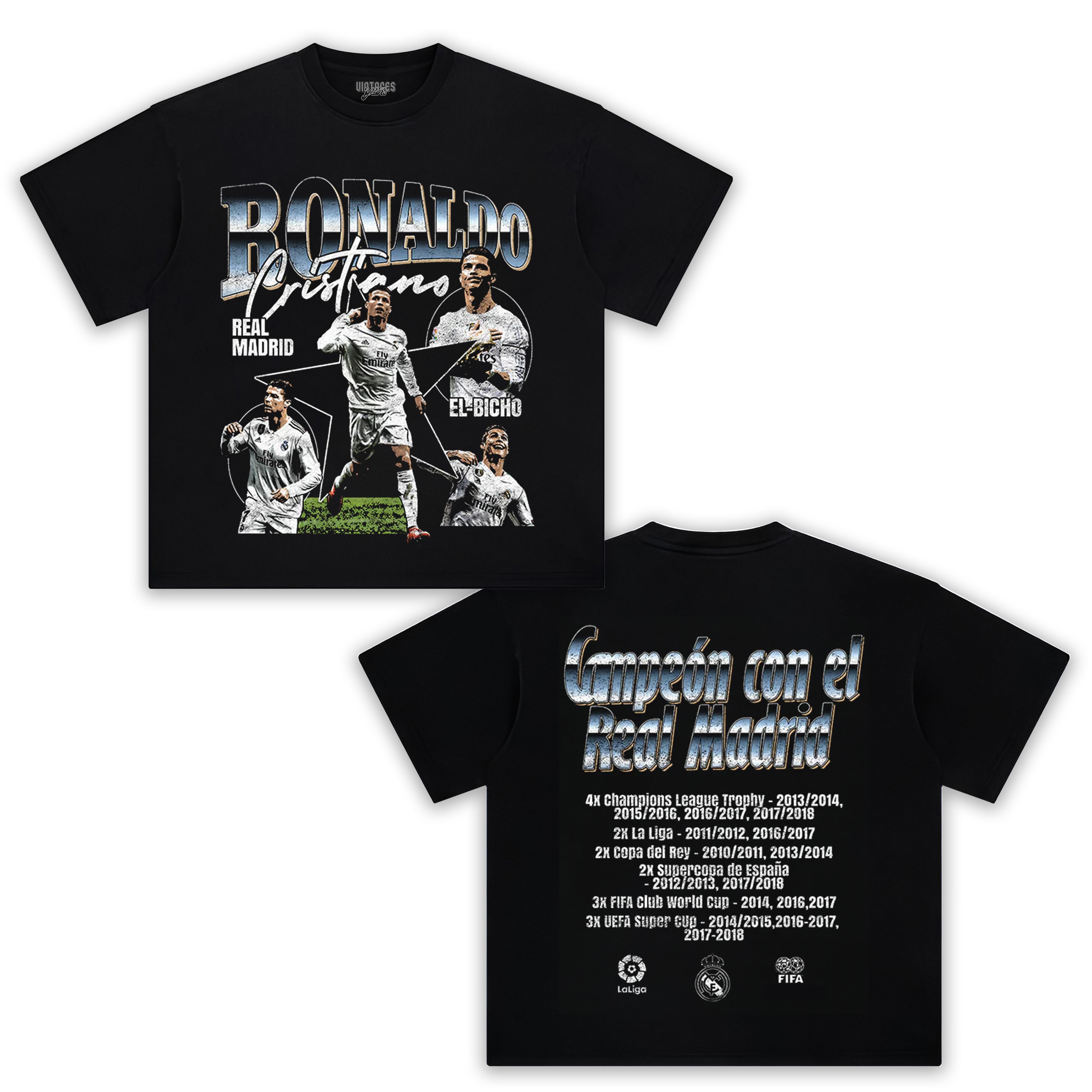 CRISTIANO RONALDO MADRID V2 TANK TOP & TEE