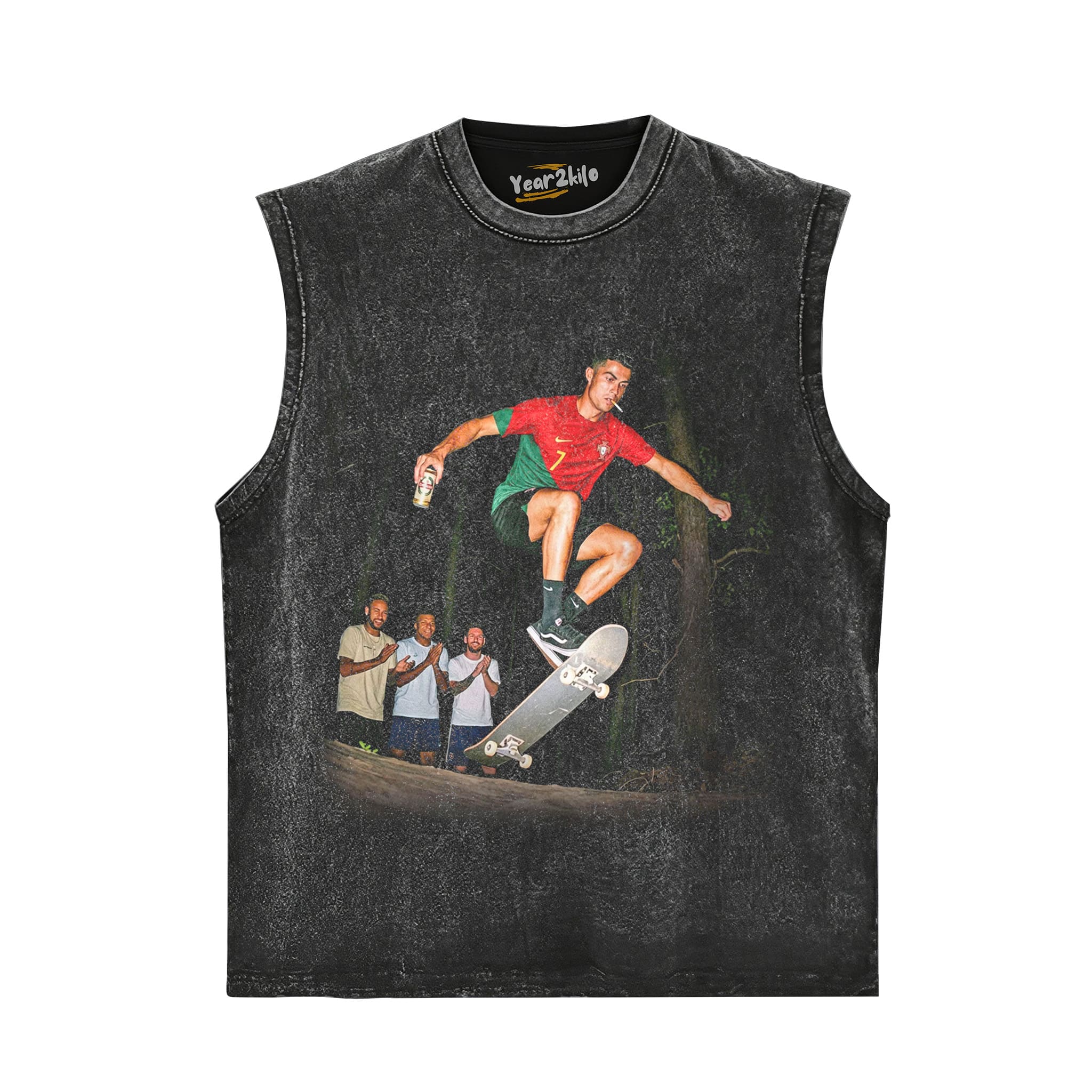 CRISTIANO RONALDO FUNNY VINTAGE TANK TOP & TEE & LONG SLEEVE & LAYERED LS & HOODIE