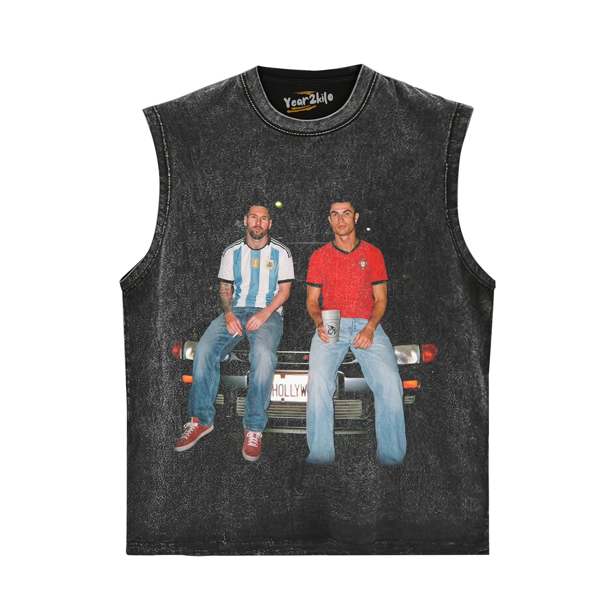 CRISTIANO RONALDO & LIONEL MESSI FUNNY GRAPHIC TANK TOP & TEE & LONG SLEEVE & LAYERED LS & HOODIE