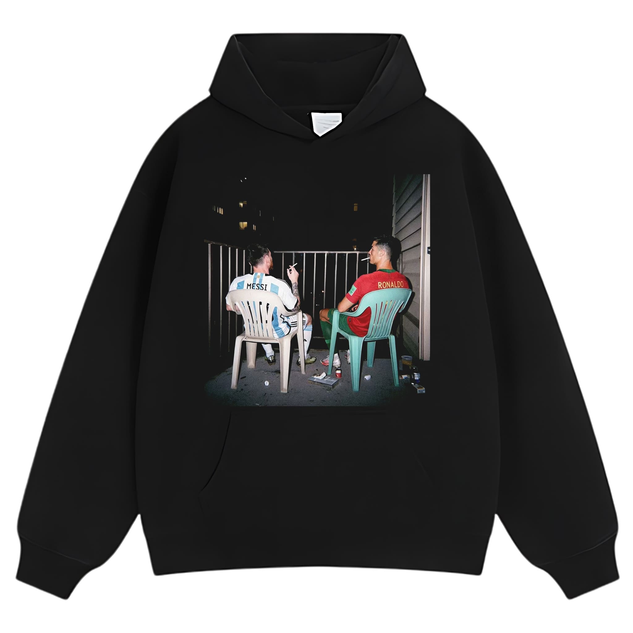 CRISTIANO RONALDO & LIONEL MESSI FUNNY GRAPHIC V1 TANK TOP & TEE & LONG SLEEVE & LAYERED LS & HOODIE