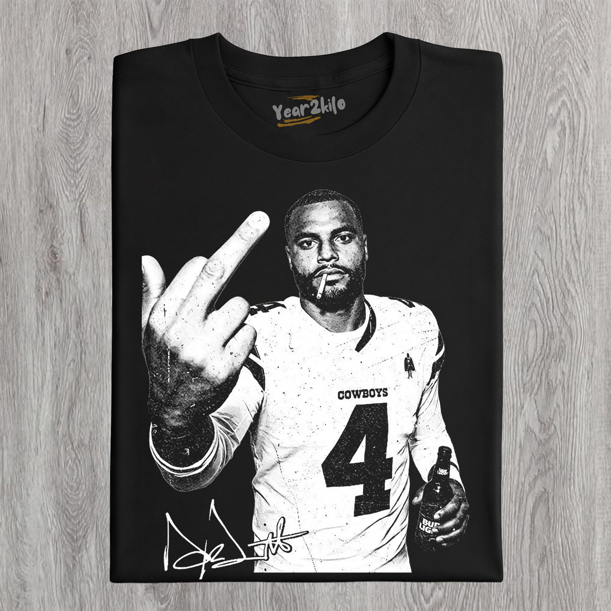 DAK PRESCOTT FOOTBALL V4 TANK TOP & TEE & LONG SLEEVE & LAYERED LS & HOODIE