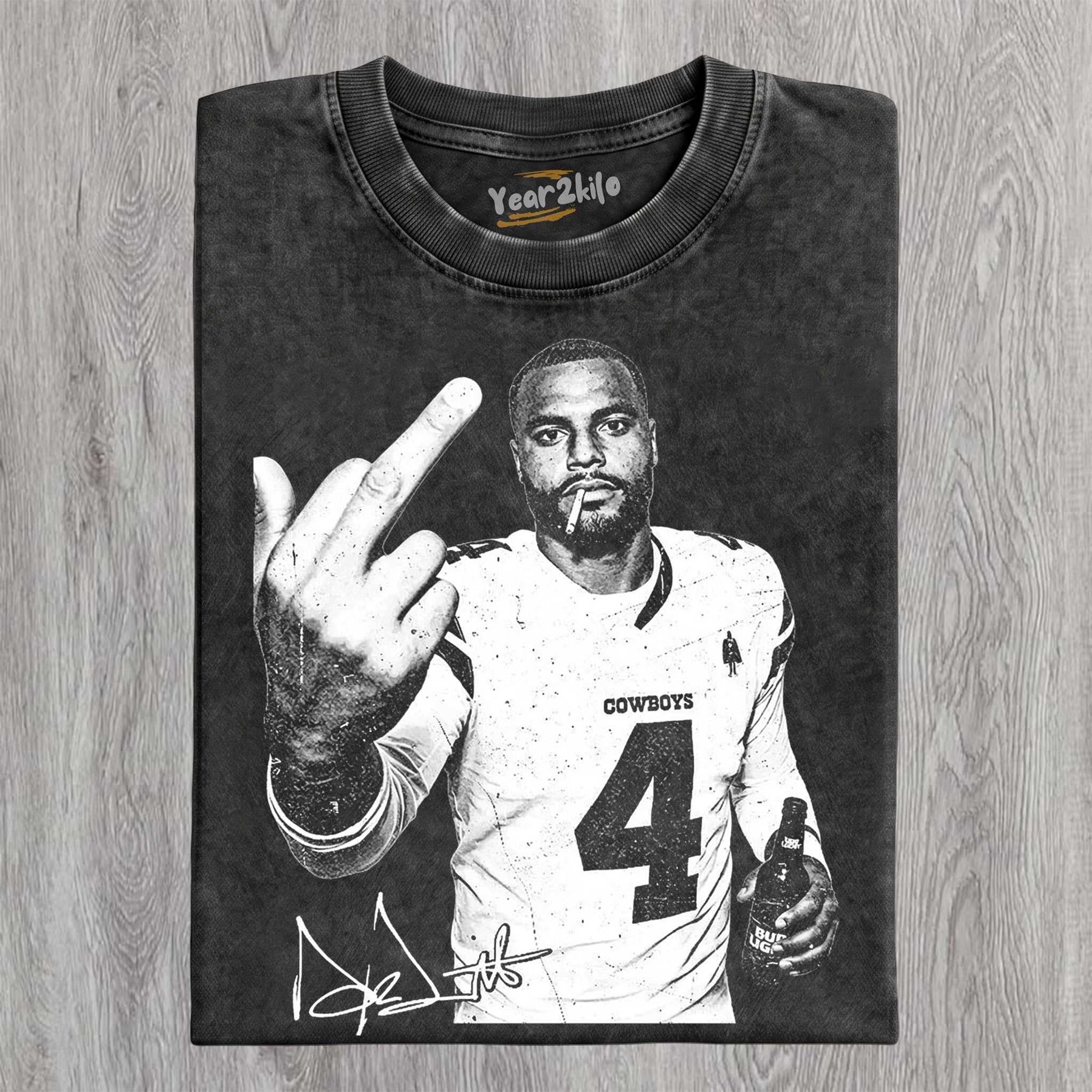 DAK PRESCOTT FOOTBALL V4 TANK TOP & TEE & LONG SLEEVE & LAYERED LS & HOODIE