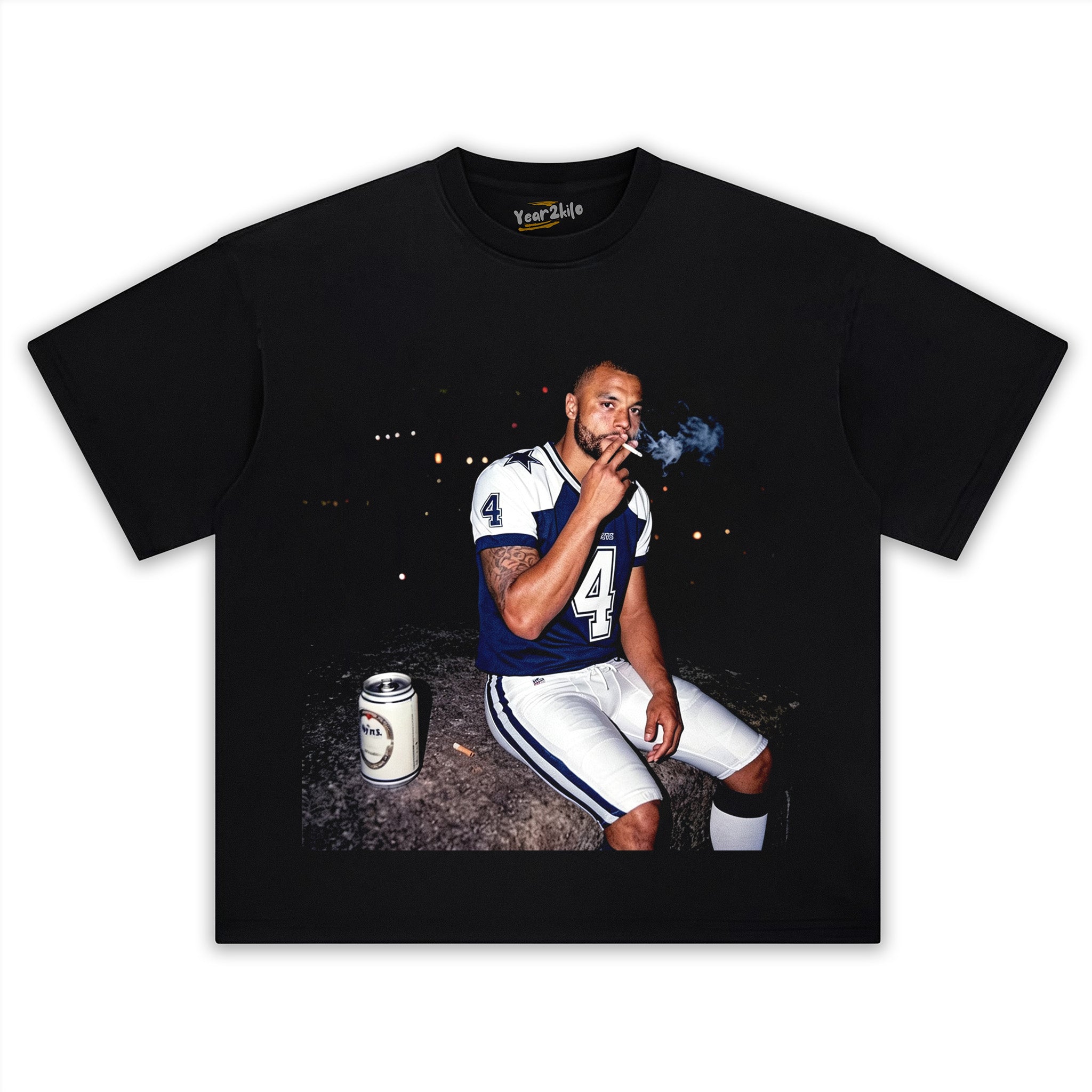 DAK PRESCOTT FOOTBALL TANK TOP & TEE & LONG SLEEVE & LAYERED LS & HOODIE