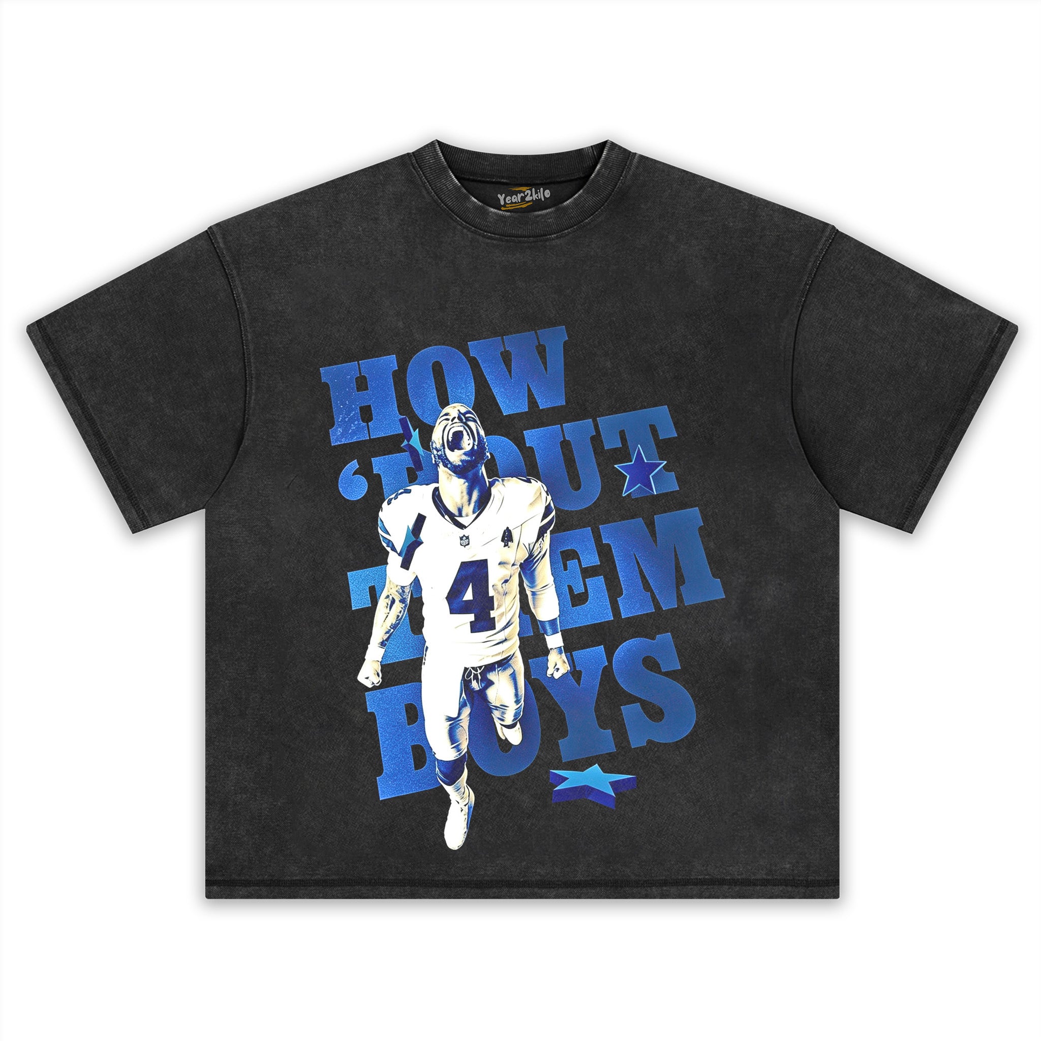 DAK PRESCOTT FOOTBALL V2 TANK TOP & TEE & LONG SLEEVE & LAYERED LS & HOODIE
