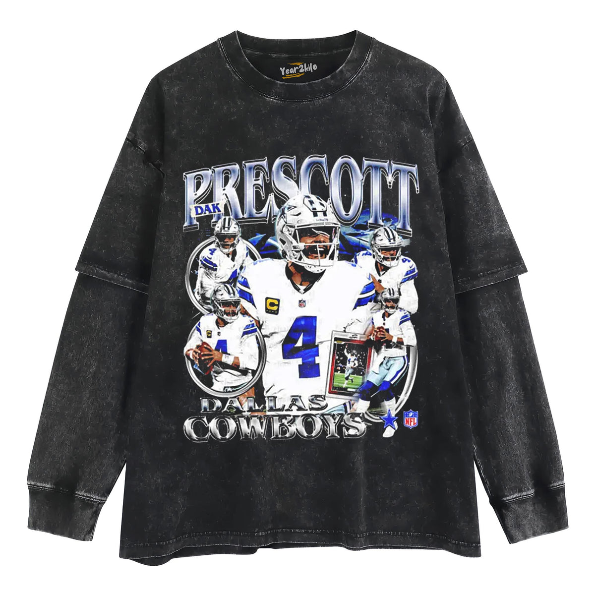 DAK PRESCOTT TANK TOP & TEE & LONG SLEEVE & LAYERED LS & HOODIE