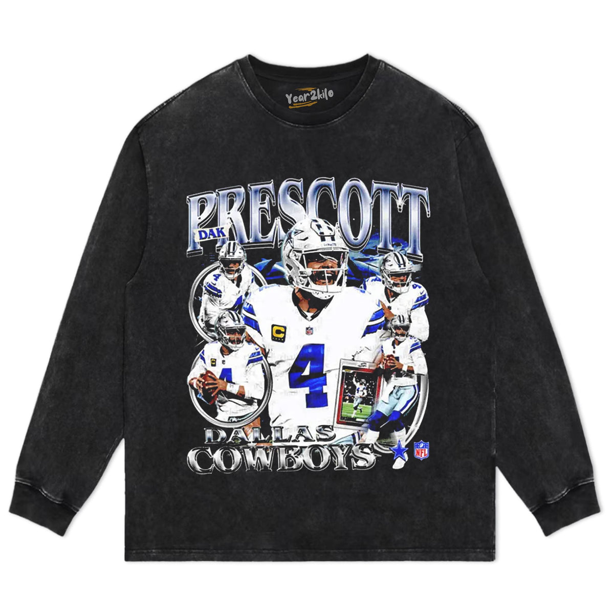 DAK PRESCOTT TANK TOP & TEE & LONG SLEEVE & LAYERED LS & HOODIE