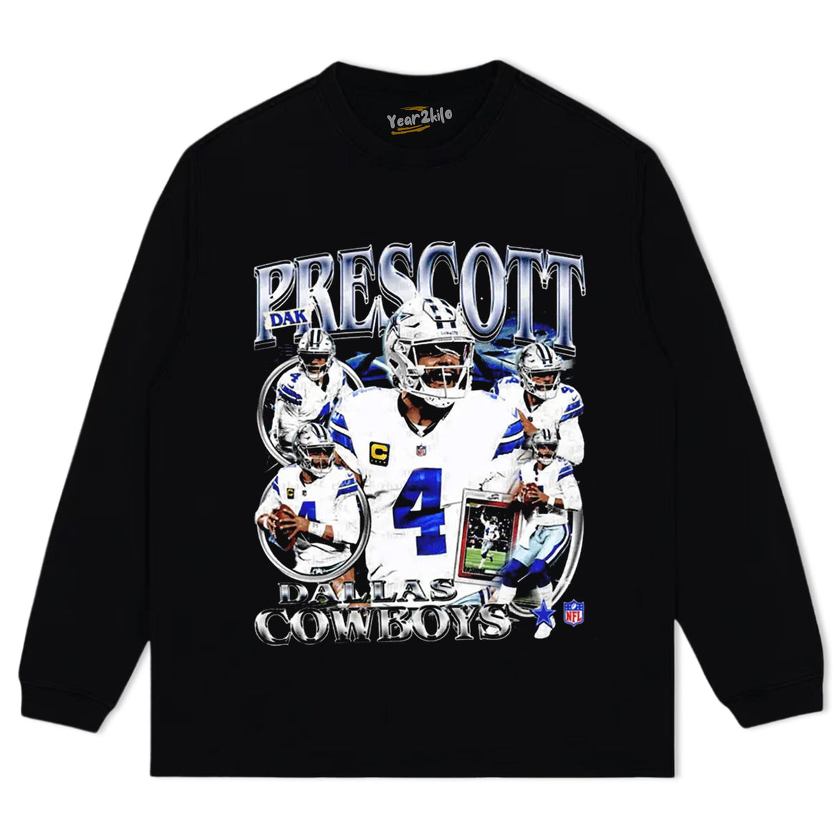 DAK PRESCOTT TANK TOP & TEE & LONG SLEEVE & LAYERED LS & HOODIE