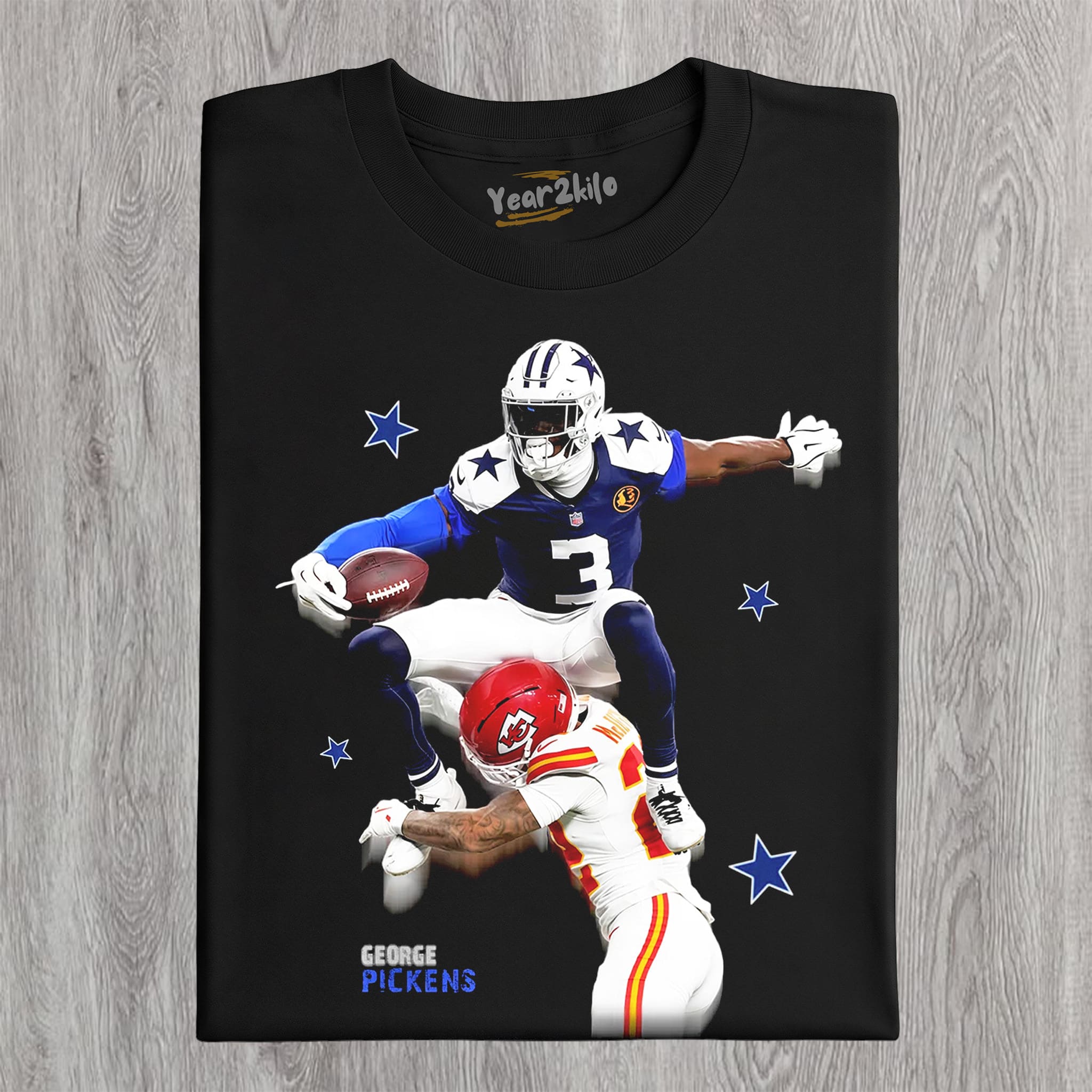 DALLAS COWBOYS & GEORGE PICKENS TANK TOP & TEE & LONG SLEEVE & LAYERED LS & HOODIE
