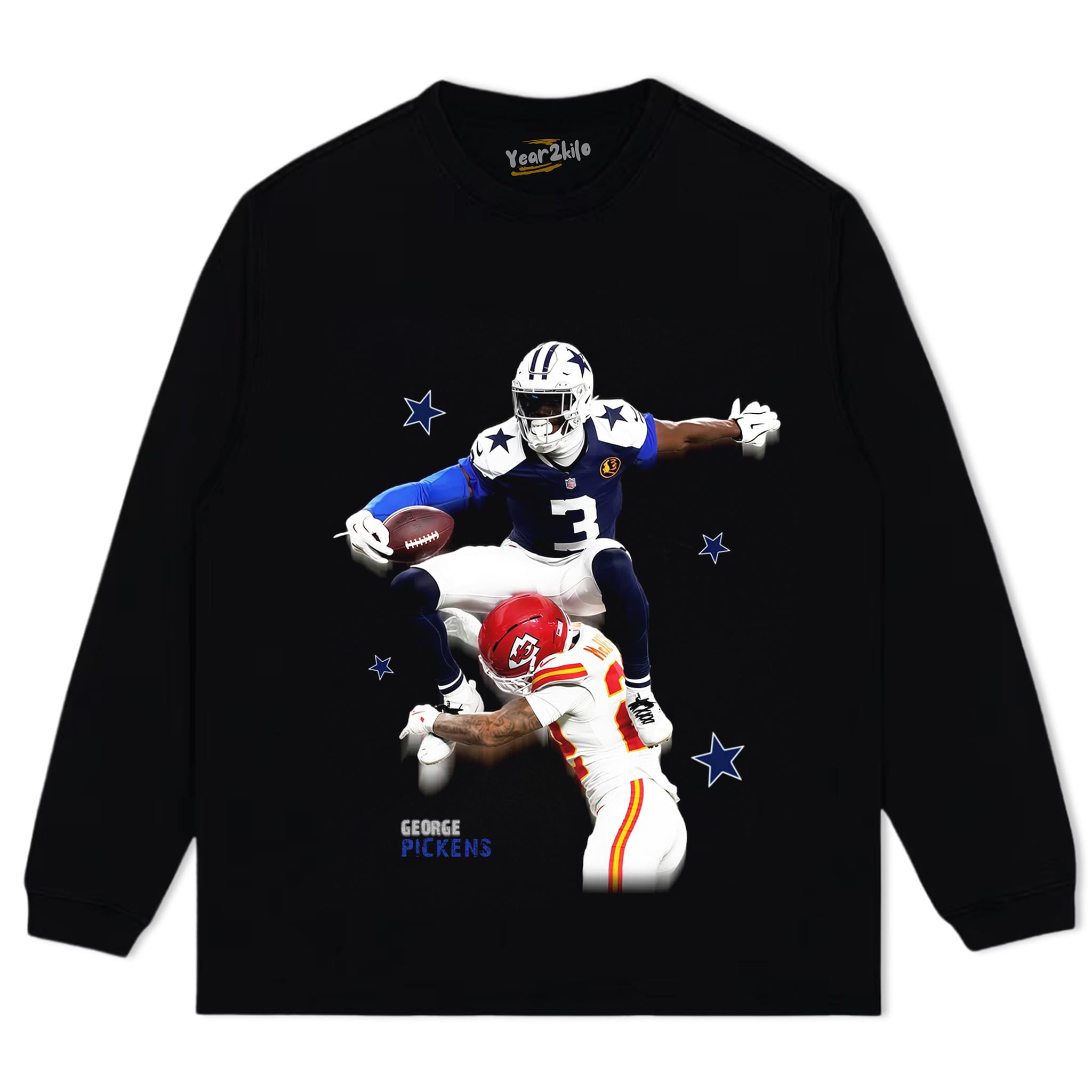 DALLAS COWBOYS & GEORGE PICKENS TANK TOP & TEE & LONG SLEEVE & LAYERED LS & HOODIE