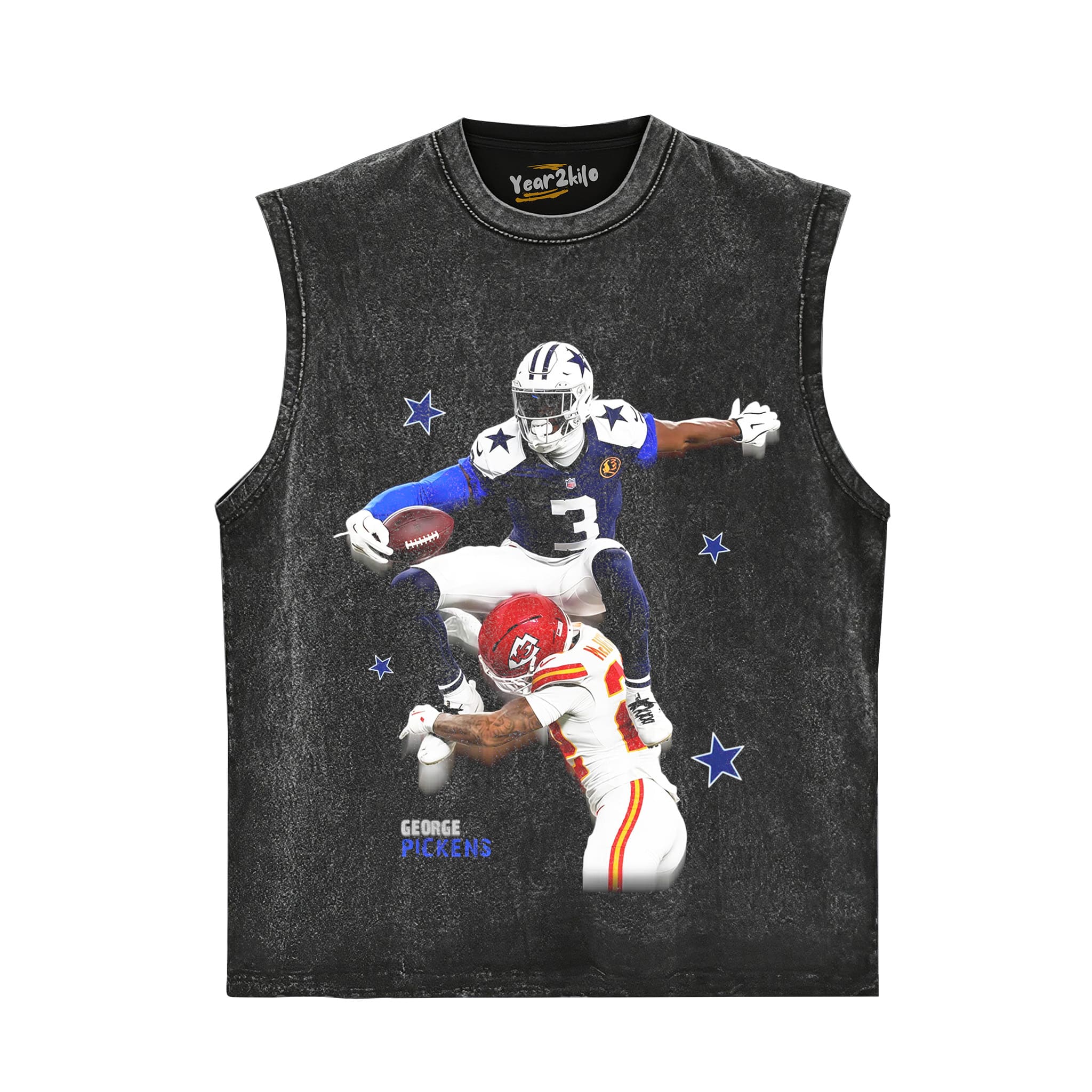 DALLAS COWBOYS & GEORGE PICKENS TANK TOP & TEE & LONG SLEEVE & LAYERED LS & HOODIE