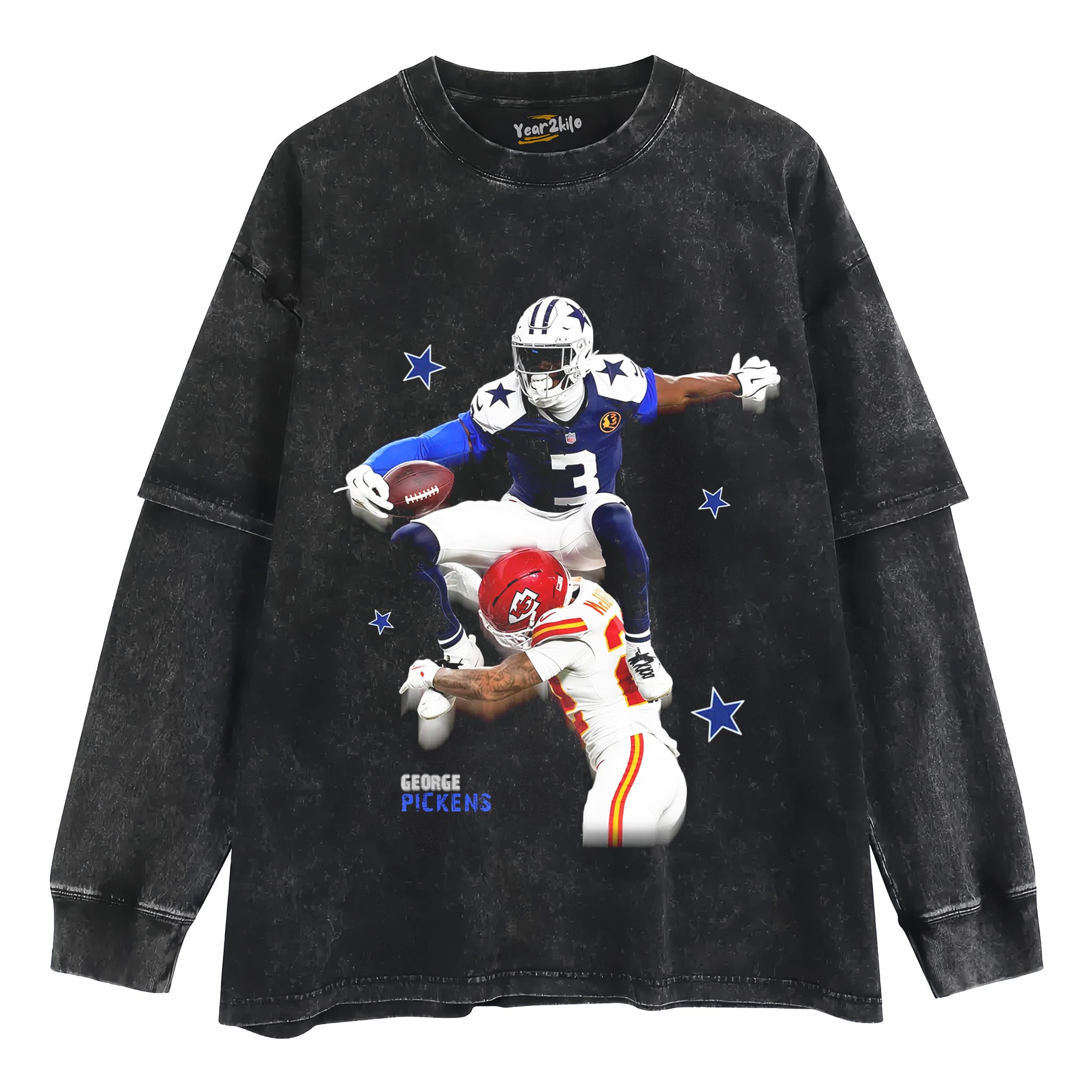 DALLAS COWBOYS & GEORGE PICKENS TANK TOP & TEE & LONG SLEEVE & LAYERED LS & HOODIE
