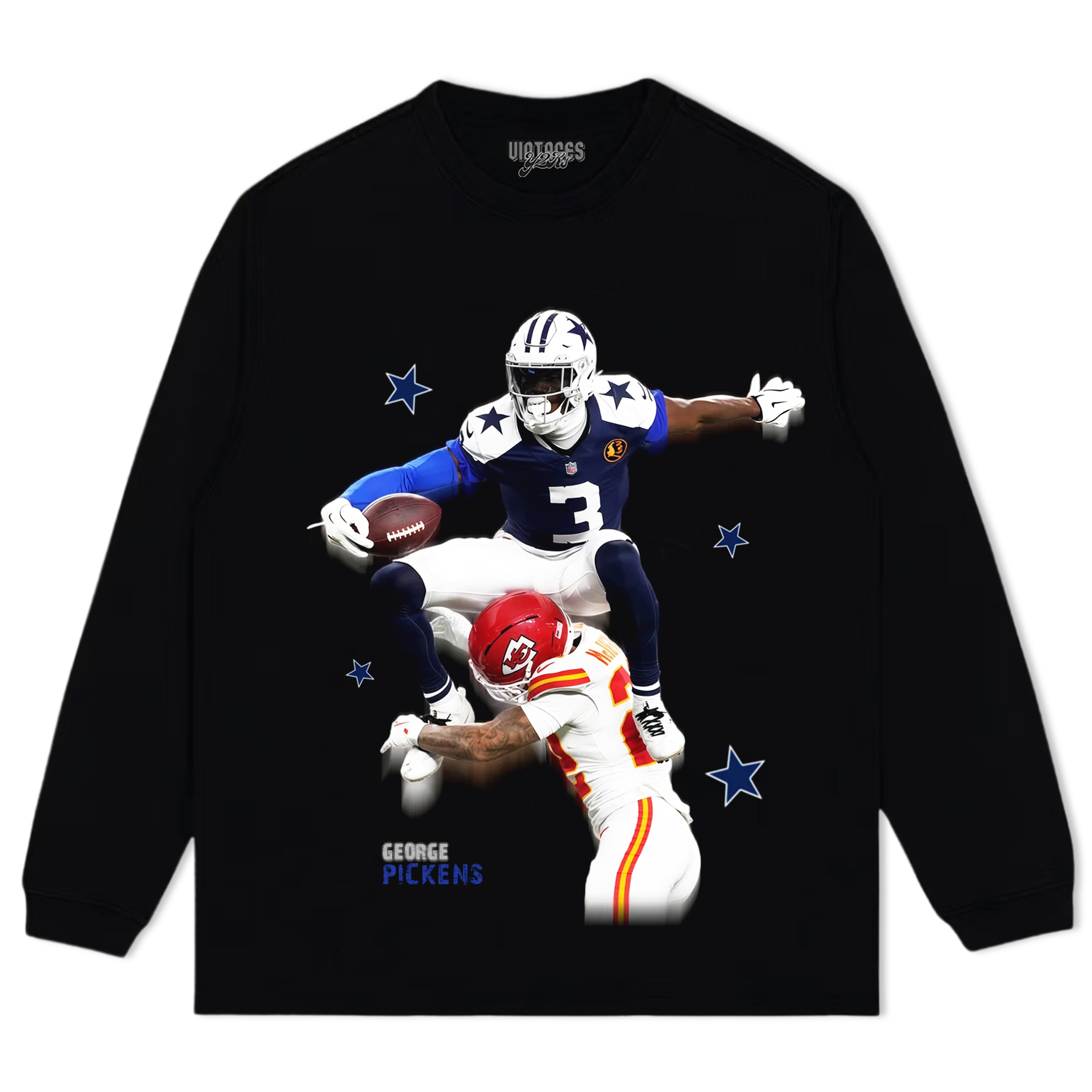 DALLAS COWBOYS & GEORGE PICKENS TEE & LS & HOODIE