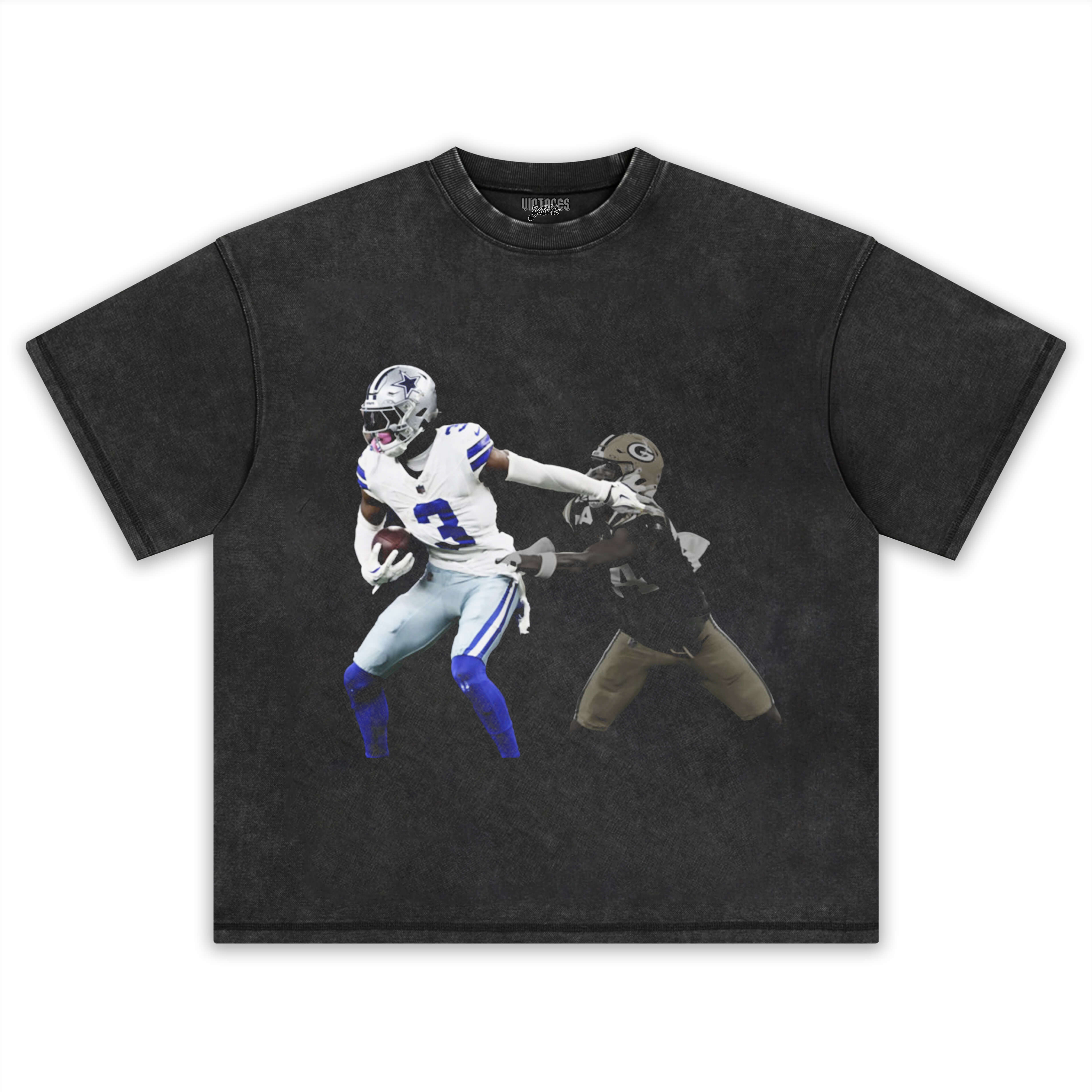 DALLAS COWBOY GEORGE PICKENS GRAPHIC VINTAGE TEE & LS & HOODIE