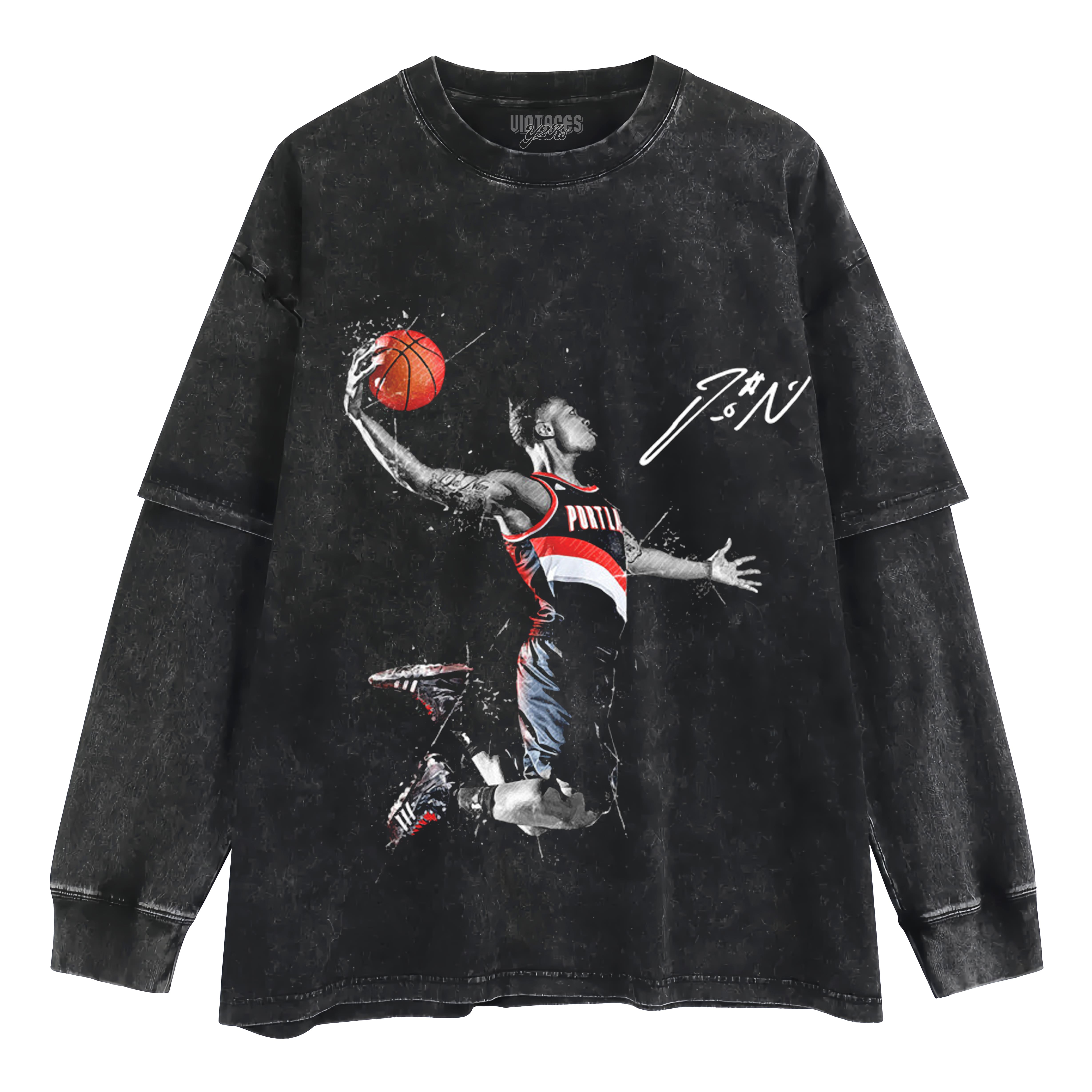 DAMIAN LILLARD LAYERED LONG SLEEVE