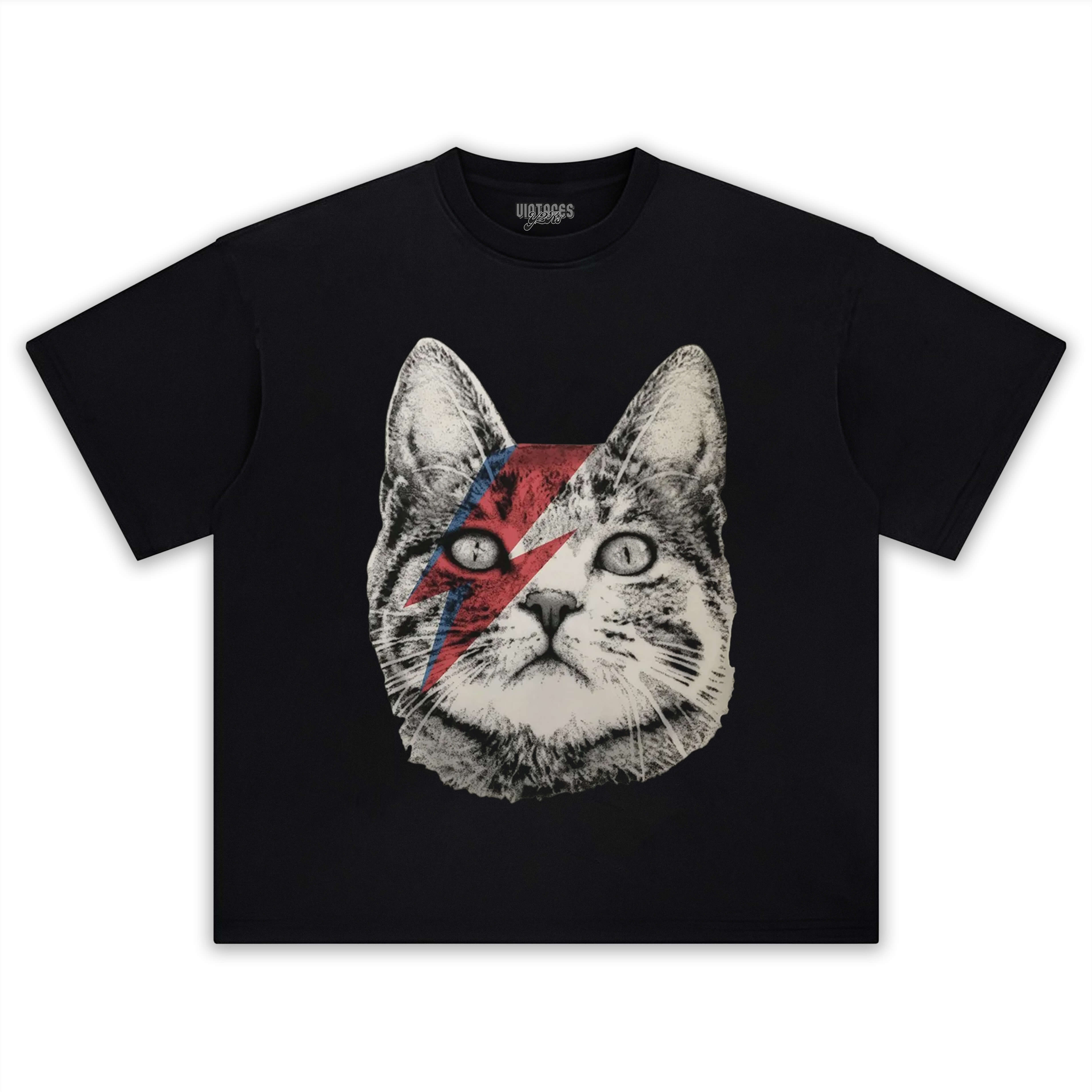 DAVID BOWIE CAT TEE