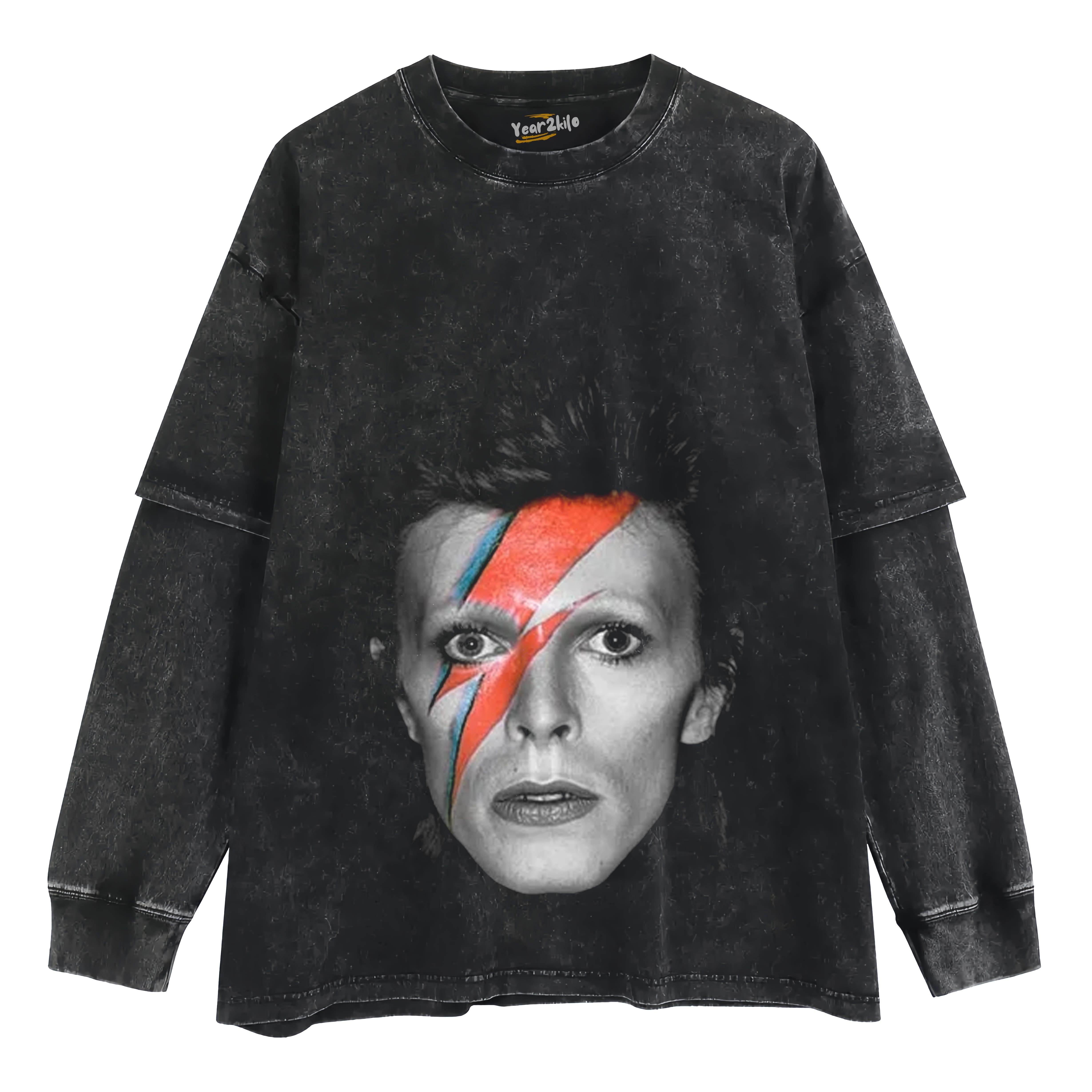 DAVID BOWIE TANK TOP & TEE & LONG SLEEVE & LAYERED LS & HOODIE