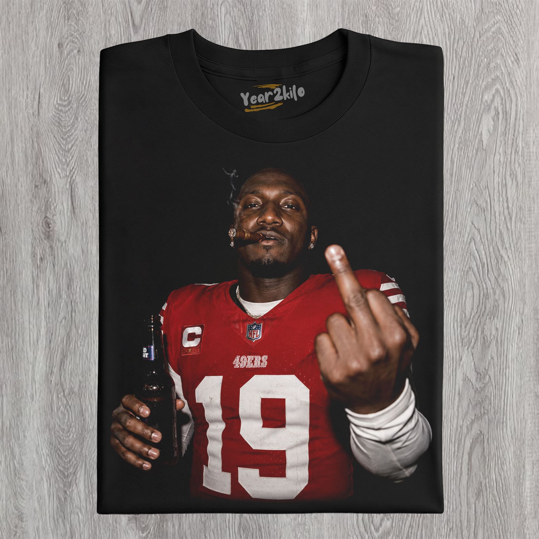 DEEBO SAMUEL - MIDDLE FINGER TANK TOP & TEE & LONG SLEEVE & LAYERED LS & HOODIE