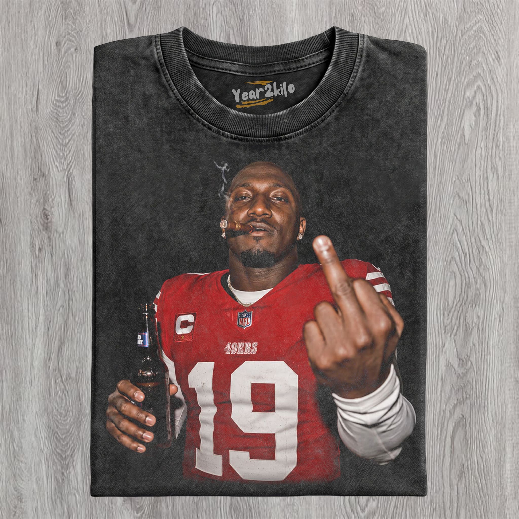 DEEBO SAMUEL - MIDDLE FINGER TANK TOP & TEE & LONG SLEEVE & LAYERED LS & HOODIE