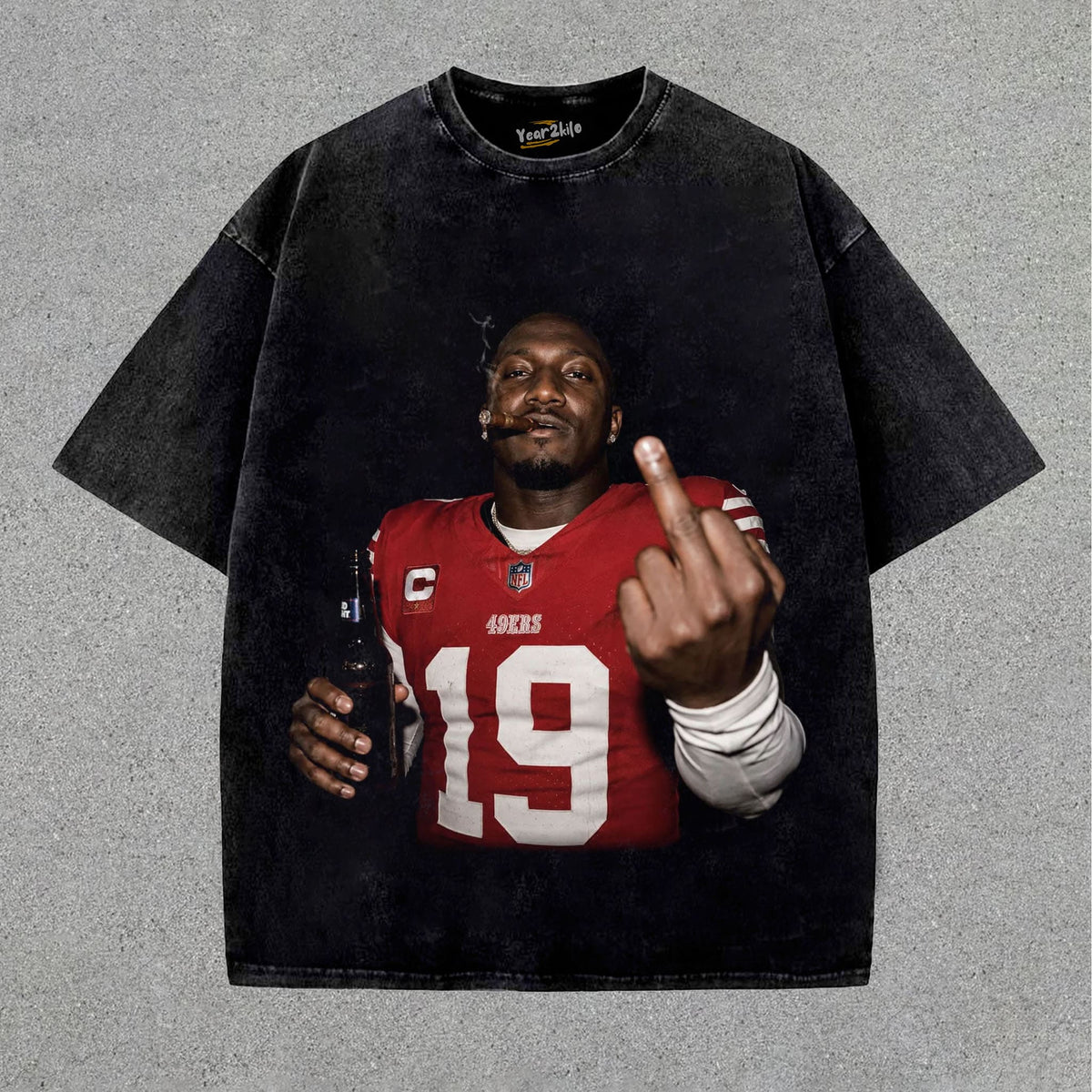 DEEBO SAMUEL - MIDDLE FINGER TANK TOP & TEE & LONG SLEEVE & LAYERED LS & HOODIE