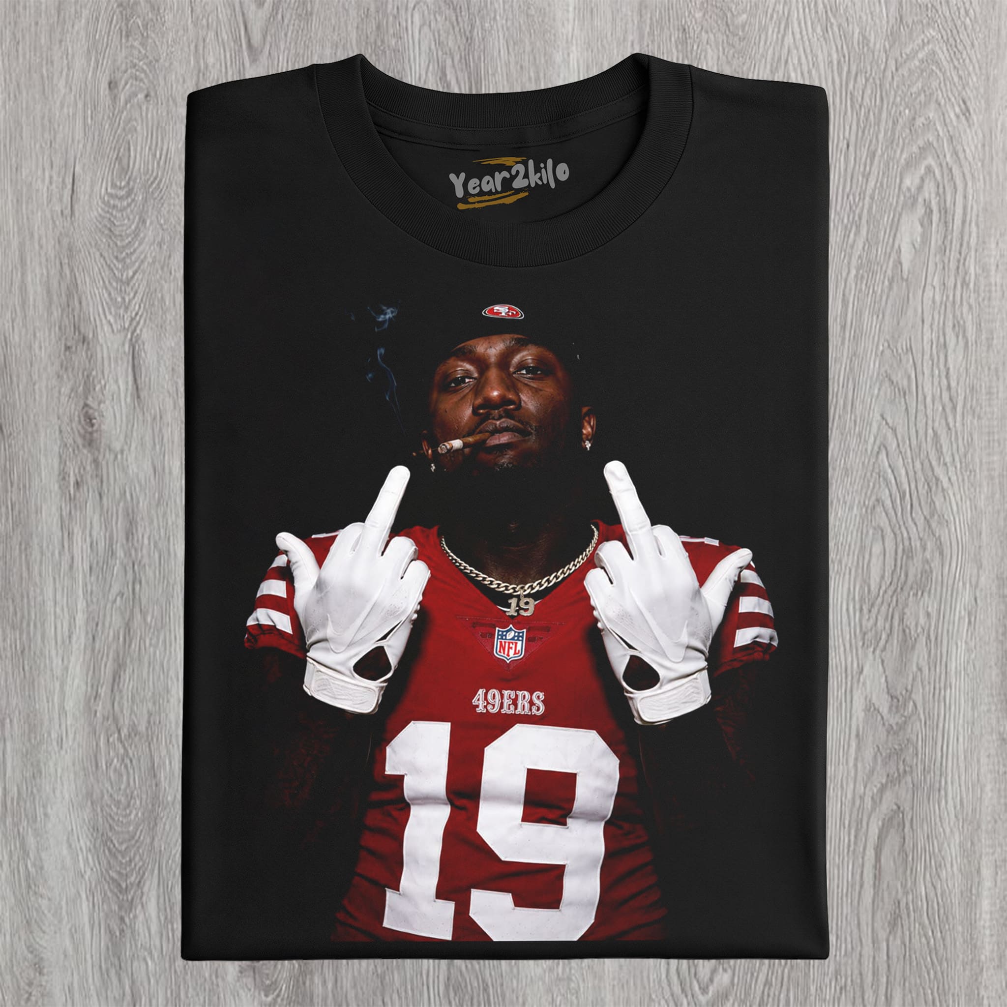 DEEBO SAMUEL - MIDDLE FINGER V4 TANK TOP & TEE & LONG SLEEVE & LAYERED LS & HOODIE