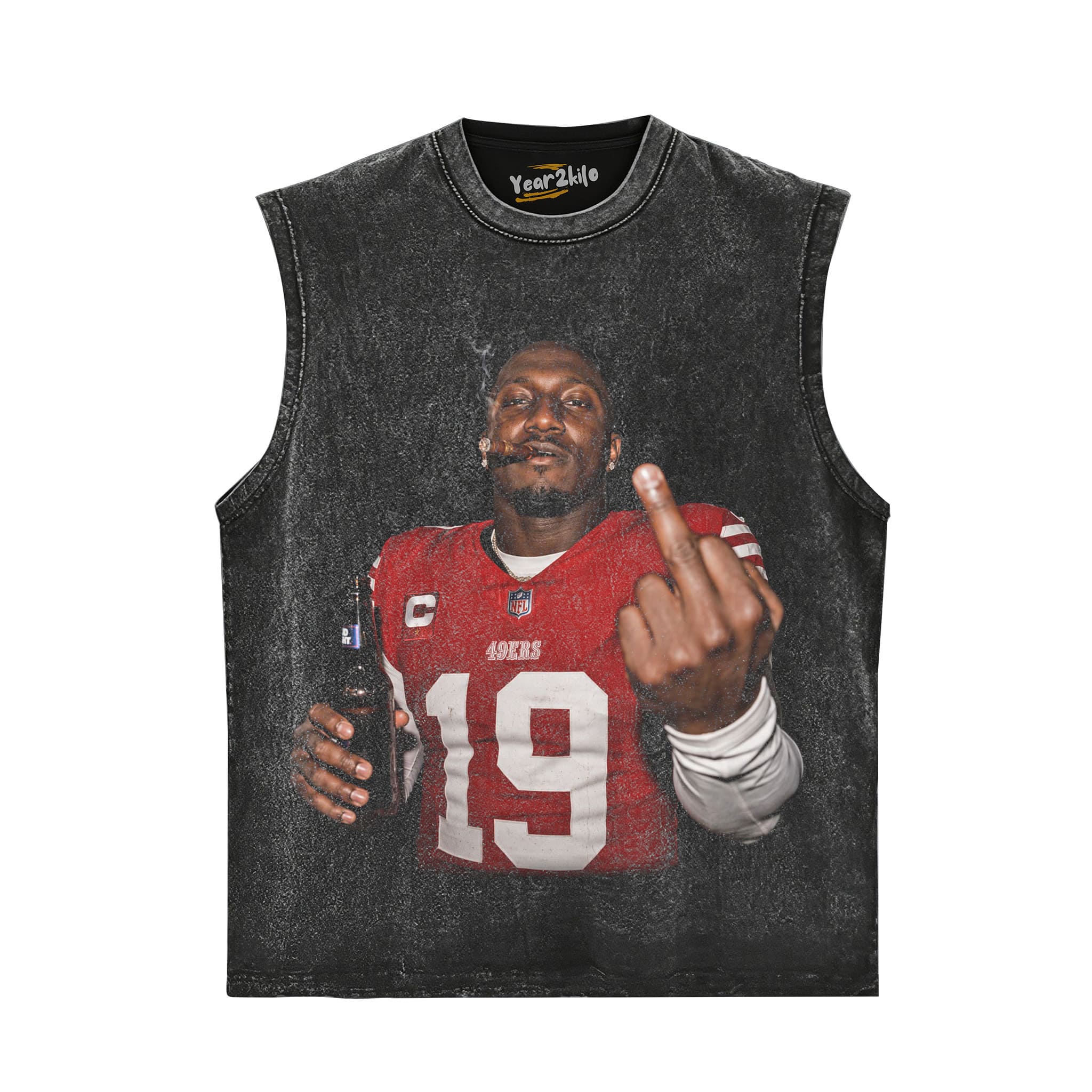 DEEBO SAMUEL - MIDDLE FINGER TANK TOP & TEE & LONG SLEEVE & LAYERED LS & HOODIE